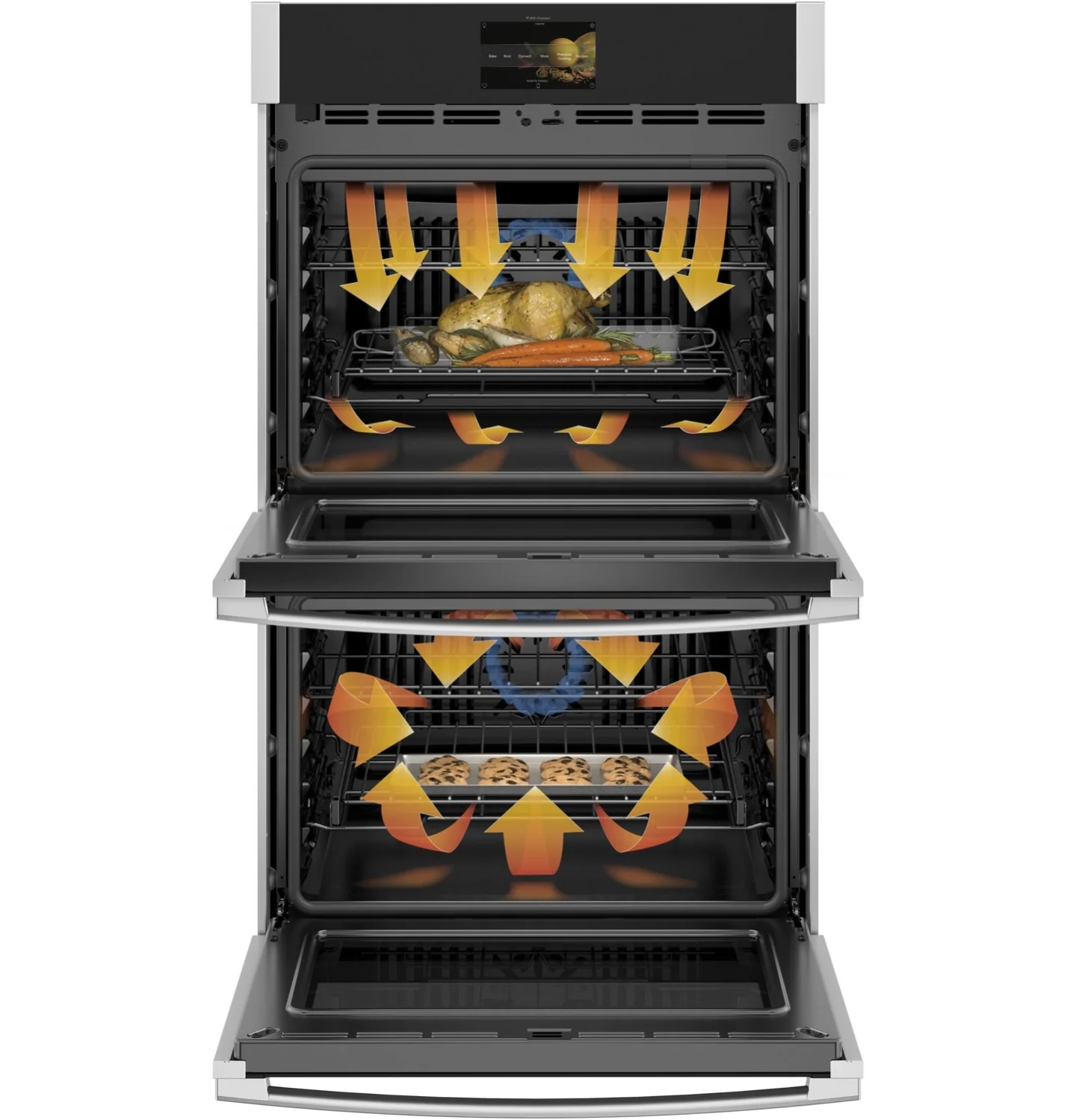 GE Profile Stainless Steel Convection Double Wall Oven (10.0 Cu.Ft.) - PTD7000SNSS - Image 4