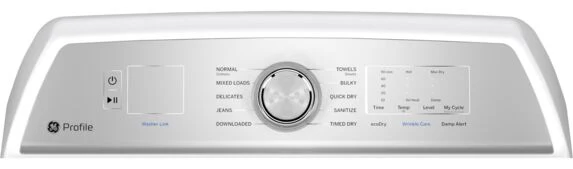 GE Profile White Electric Dryer (7.4 cu. ft.)- PTD60EBMRWS - Image 4