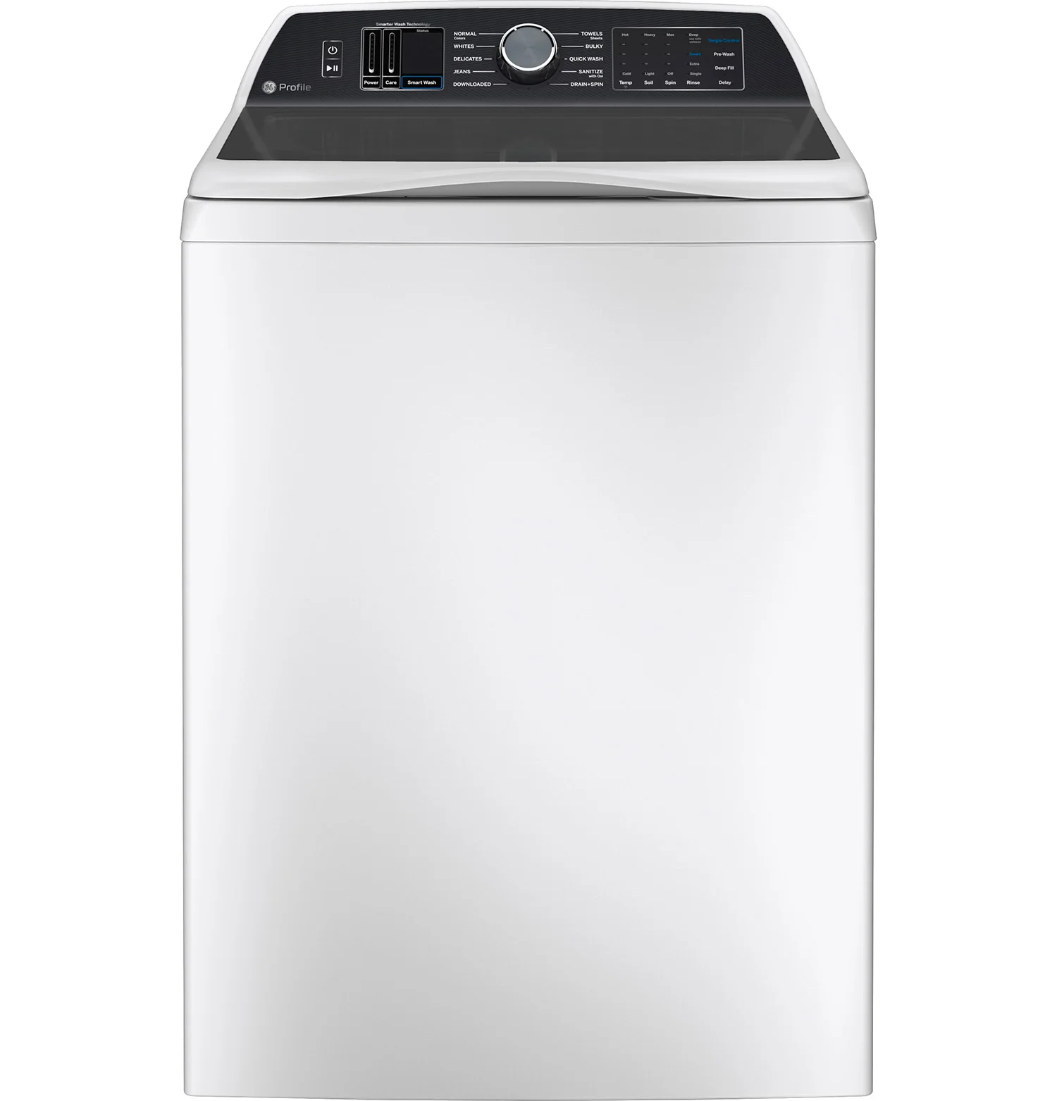 GE Profile White Top Load Washer (6.2 cu.ft.) & Electric Dryer with Sanitize Cycle (7.4 Cu. Ft) - PTW705BSTWS/PTD70EBMTWS - Image 3
