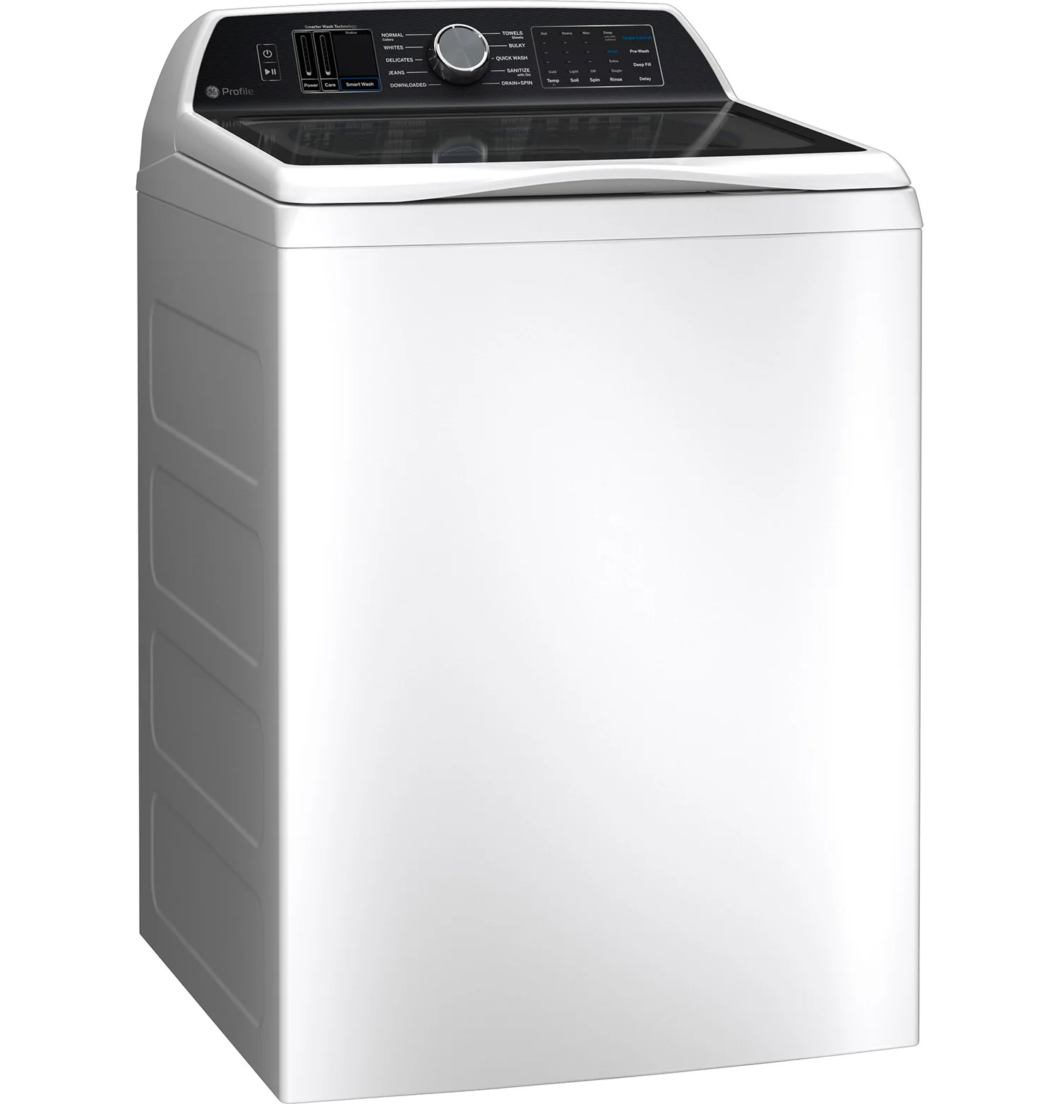 GE Profile White Top Load Washer with Smarter Wash Technology (6.2 Cu. Ft) - PTW705BSTWS - Image 2