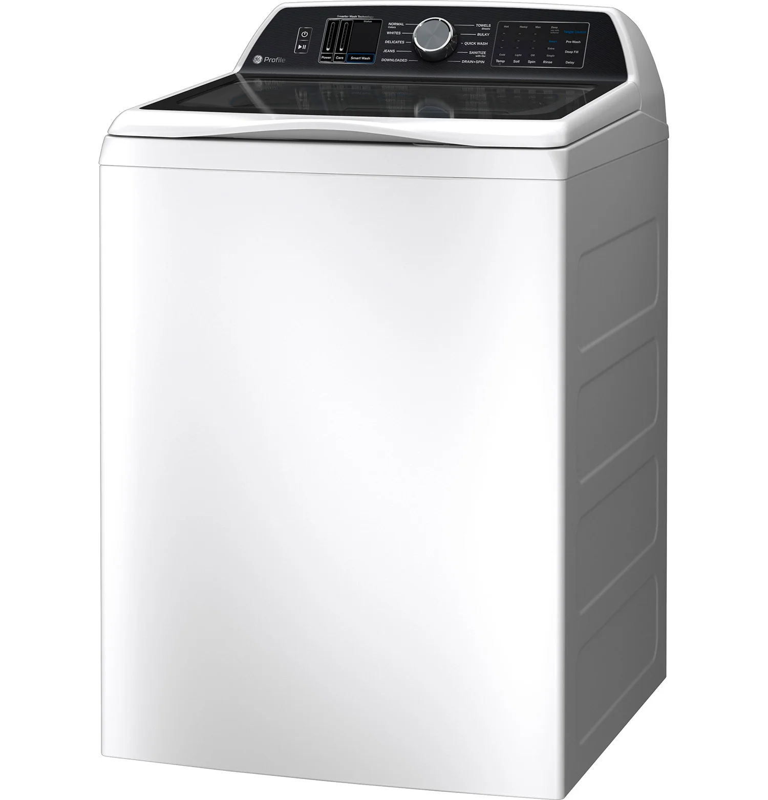 GE Profile White Top Load Washer with Smarter Wash Technology (6.2 Cu. Ft) - PTW705BSTWS - Image 3