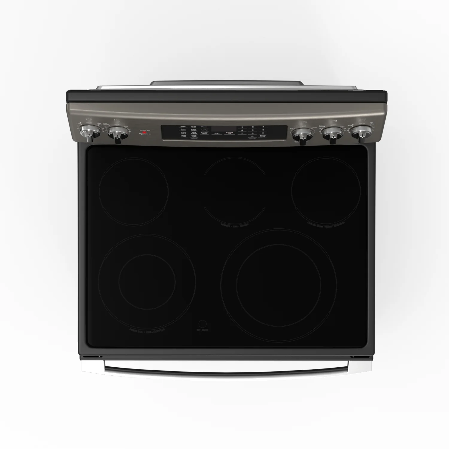 GE Slate Freestanding Electric Convection Range with No-Preheat Air Fry (5.0 Cu. Ft.) - JCB840ETES - Image 3