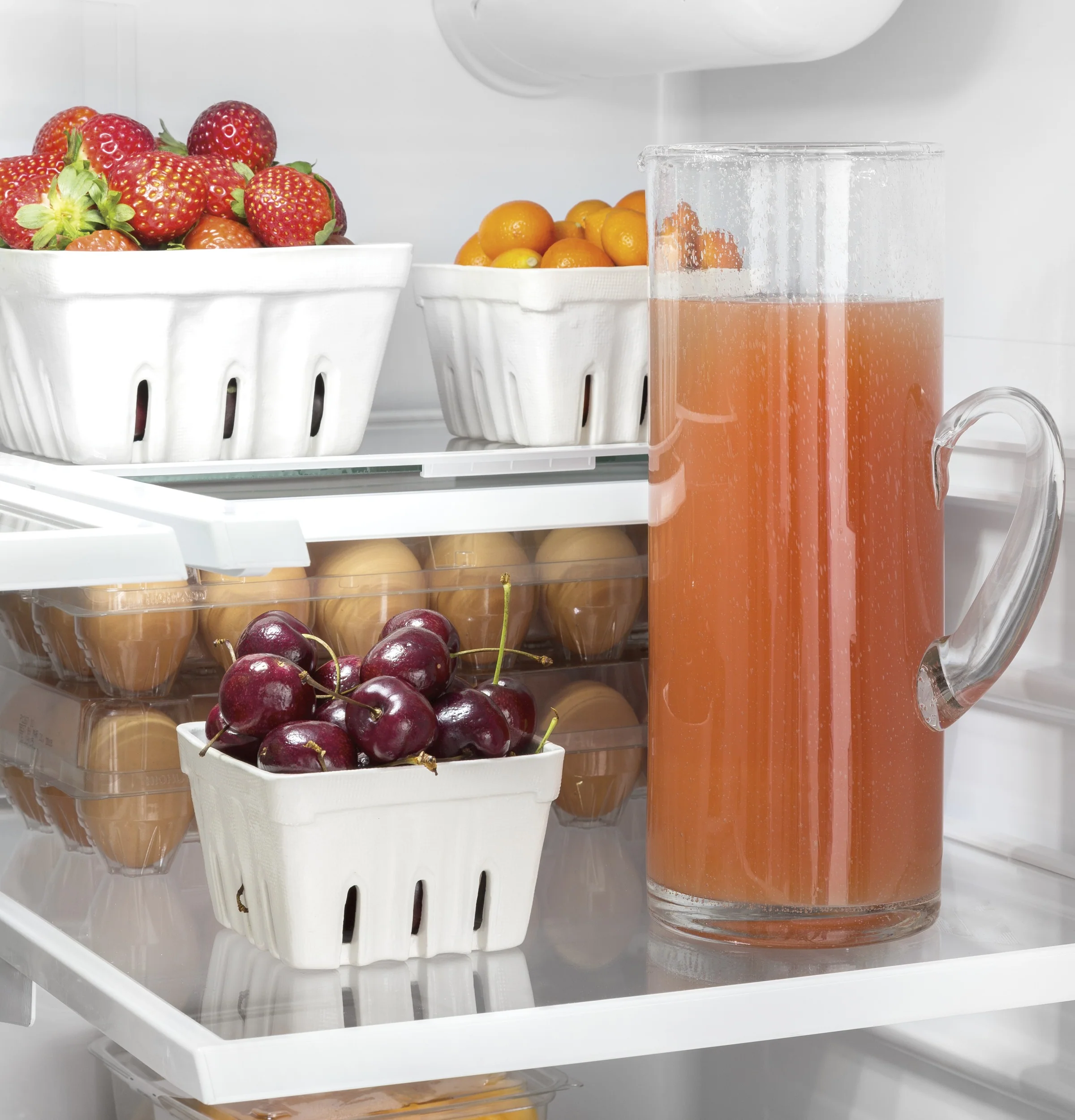 GE 35.75" 25.6 Cu. Ft. Slate French Door Refrigerator - GFE26JMMES - Image 8