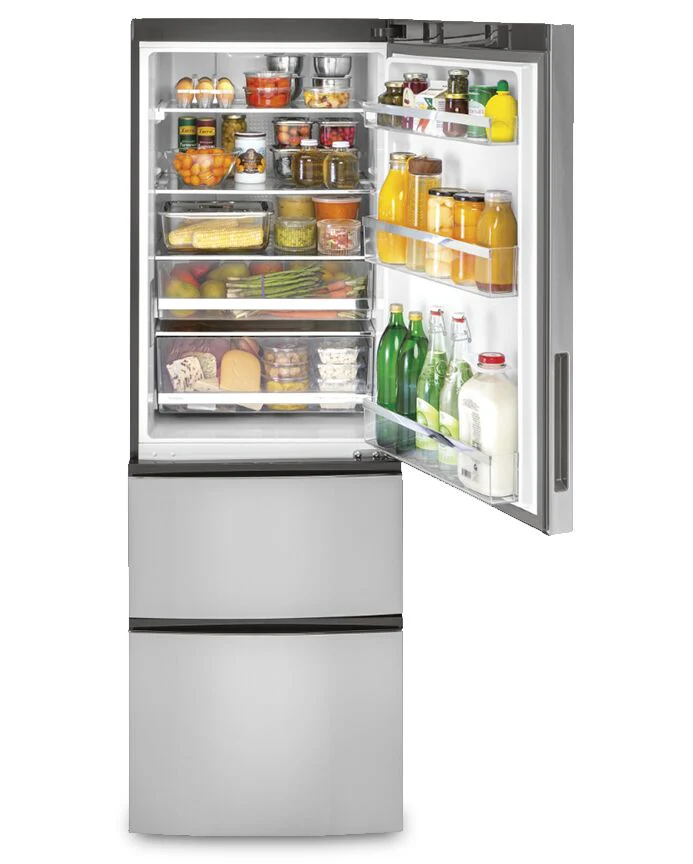 GE 24" 11.9 Cu. Ft. Stainless Steel  Counter-Depth Bottom-Freezer Refrigerator - GLE12HSPSS - Image 3