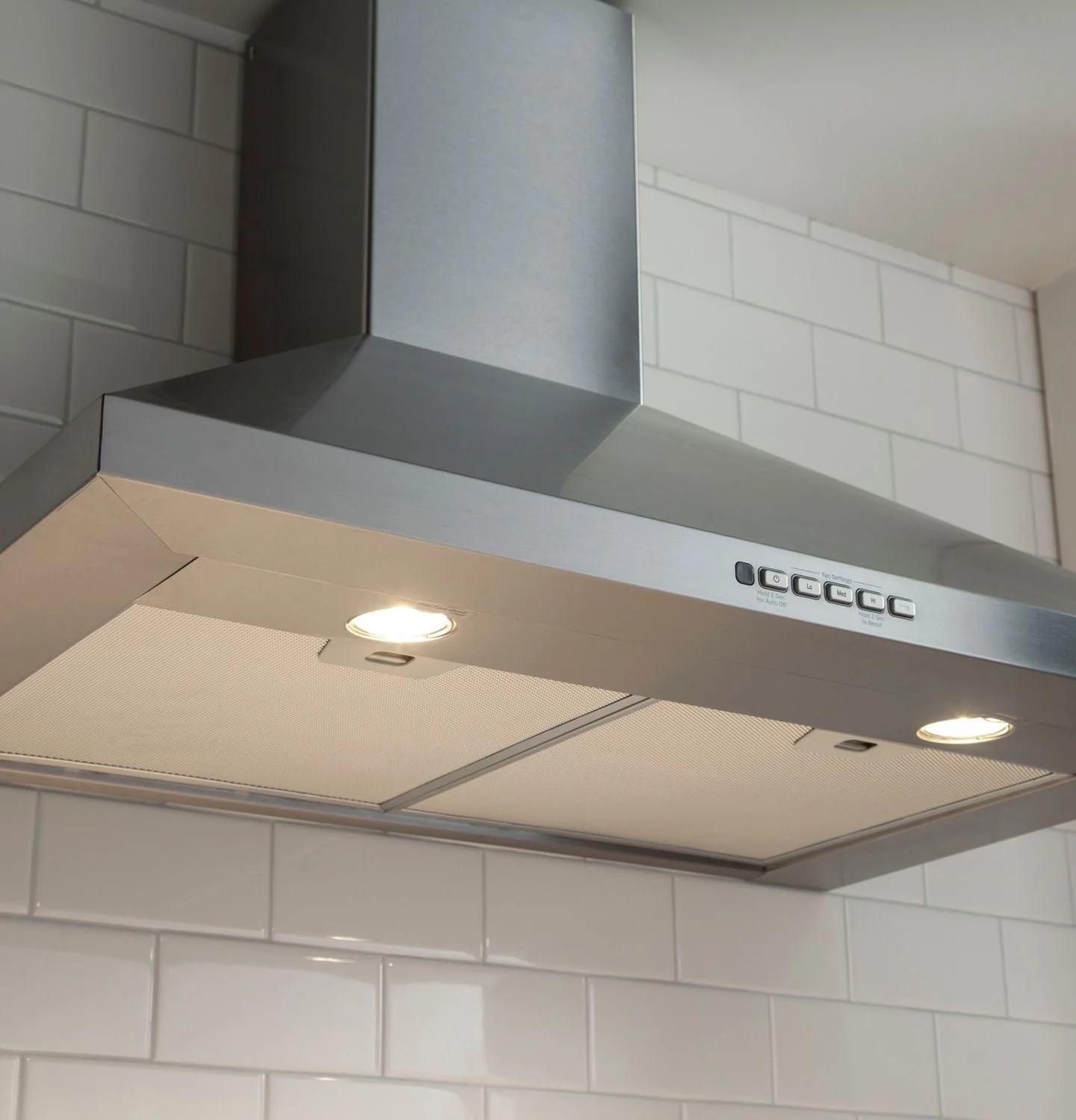 GE Stainless Steel 30" 350 CFM Wall-Mount Range Hood - JVW5301SJSSC - Image 2