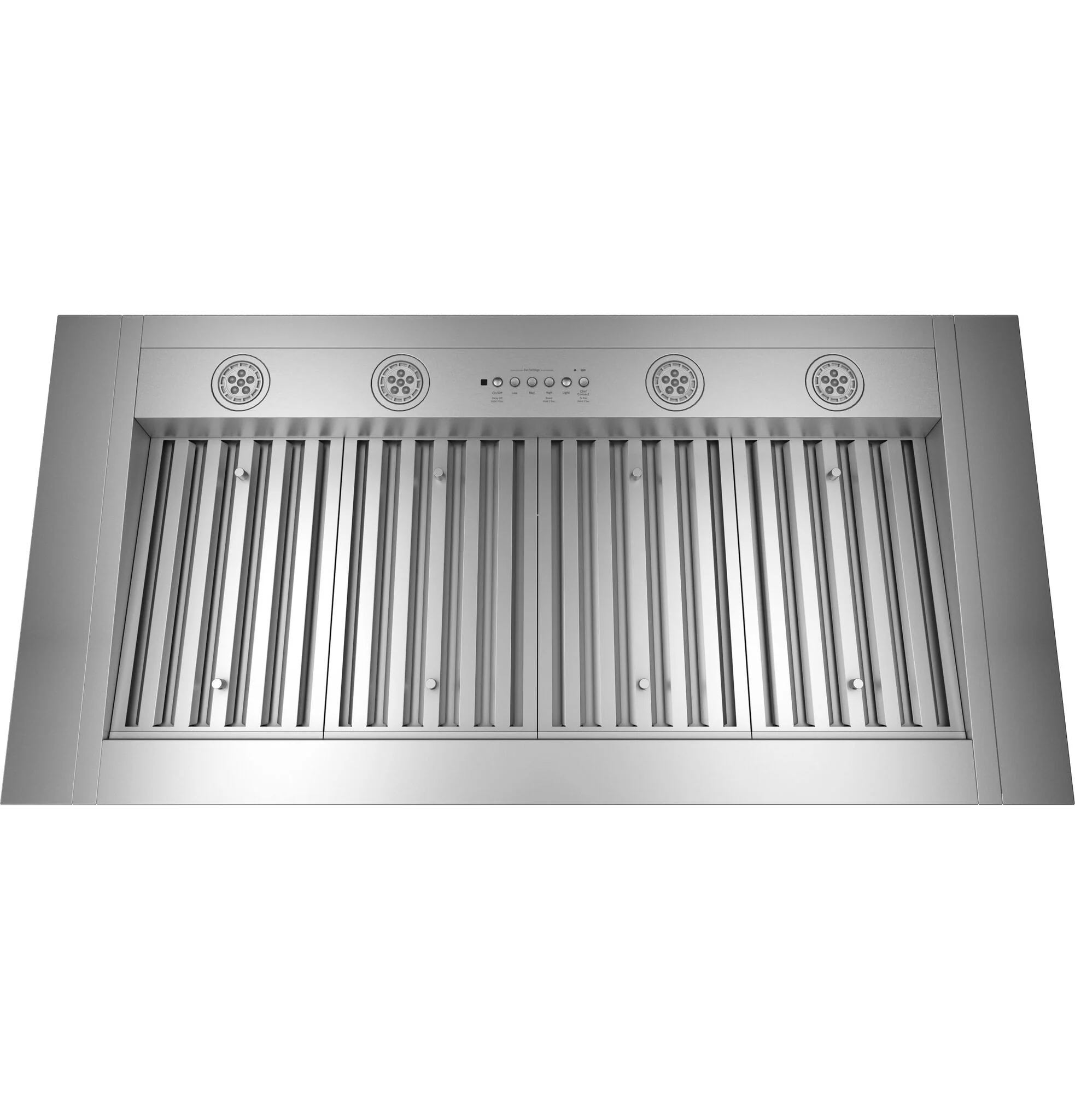 GE Stainless Steel 42" 1200 CFM Custom Range Hood Insert - UVC9420SLSS - Image 3