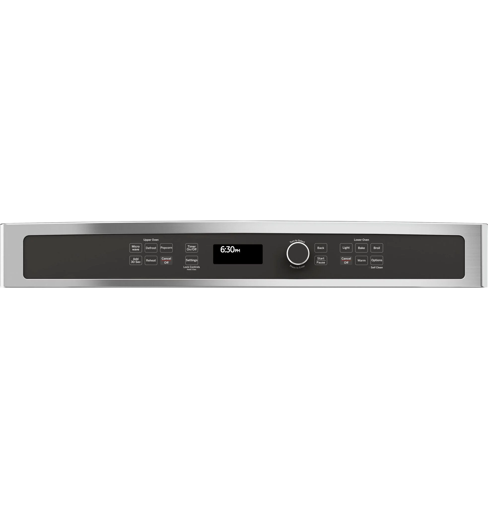 GE® Stainless Steel Combination Double Wall Oven (6.7 cu.ft.) - JT3800SHSS - Image 4