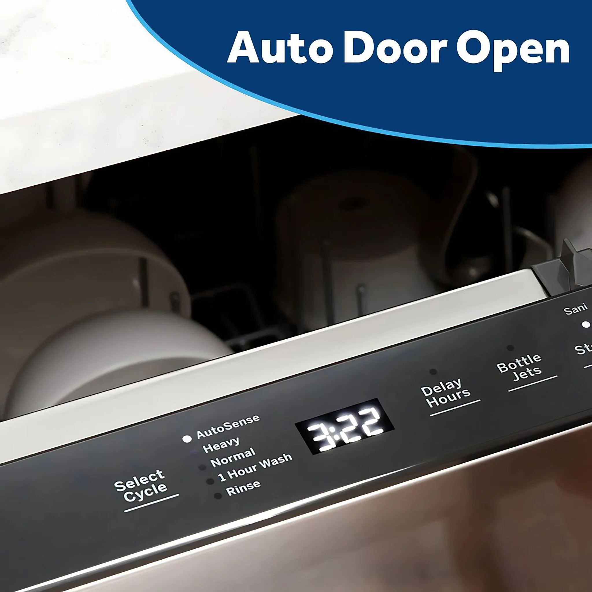 GE Stainless Steel Dishwasher with Clean Sensor (50 dBA) - GBT500SSVSS - Image 8