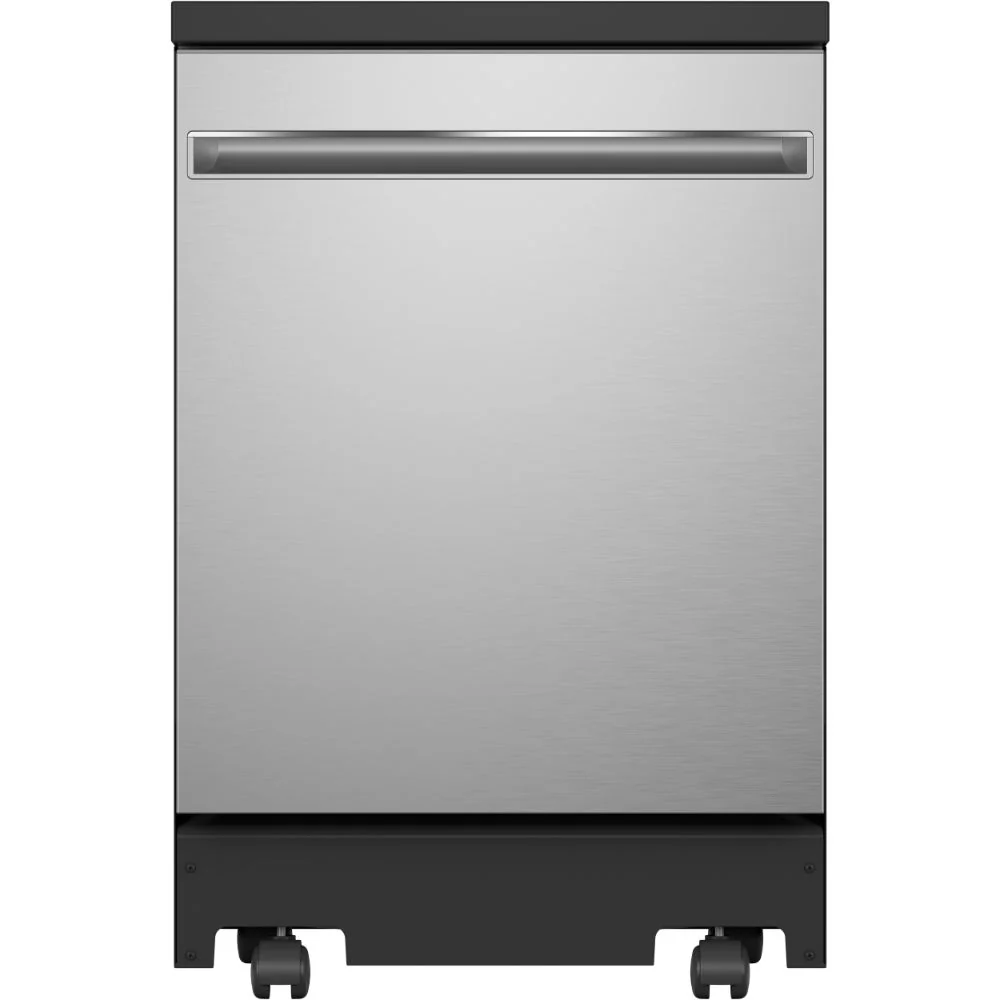 GE Stainless Steel Interior 24" Portable Dishwasher - GPT225SSLSS - Image 2