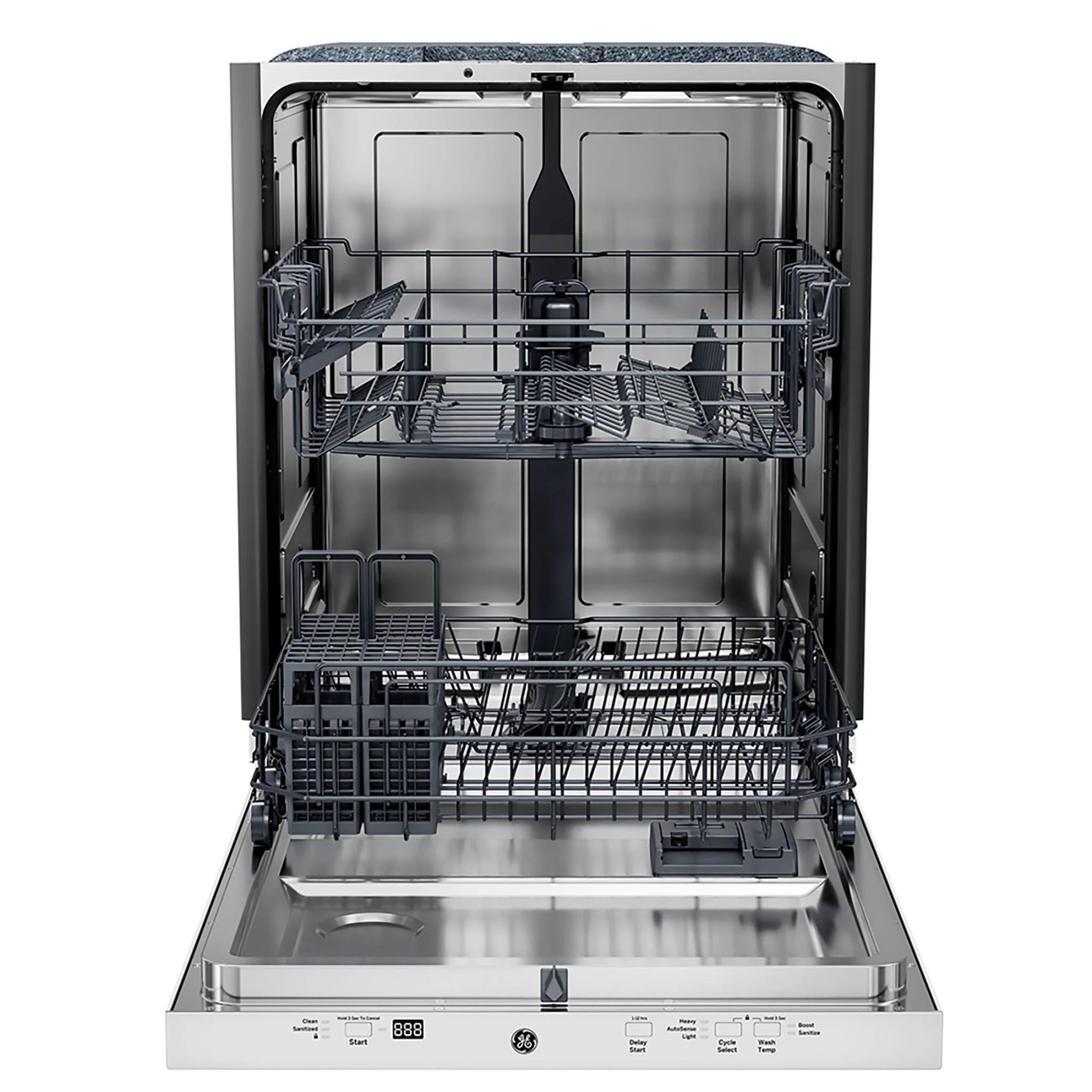 GE White Dishwasher with Clean Sensor (50 dBA) - GBT500SGVWW - Image 4