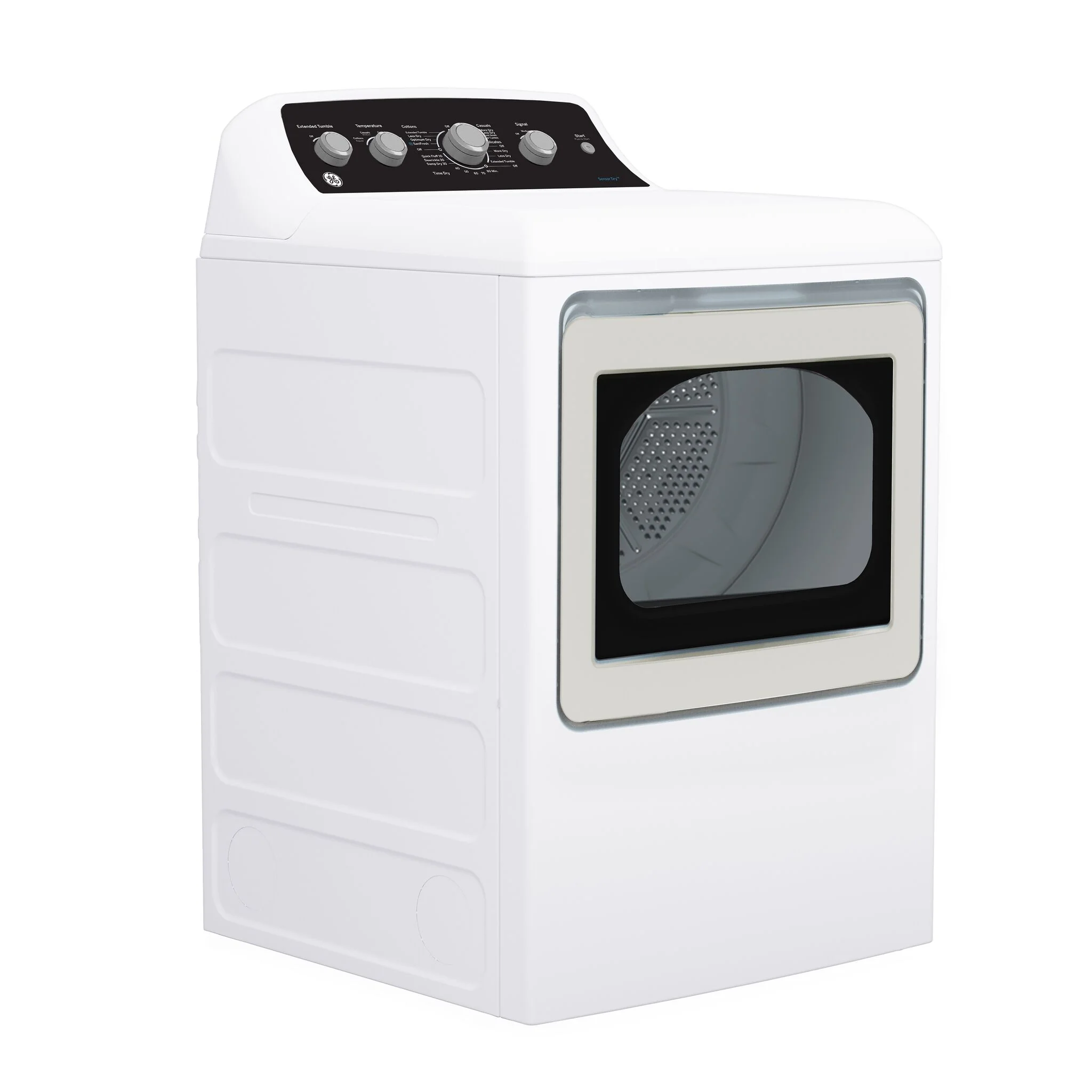 GE White Electric Dryer with SaniFresh Cycle (7.2 cu.ft.) - GTD49EBMRWS - Image 3