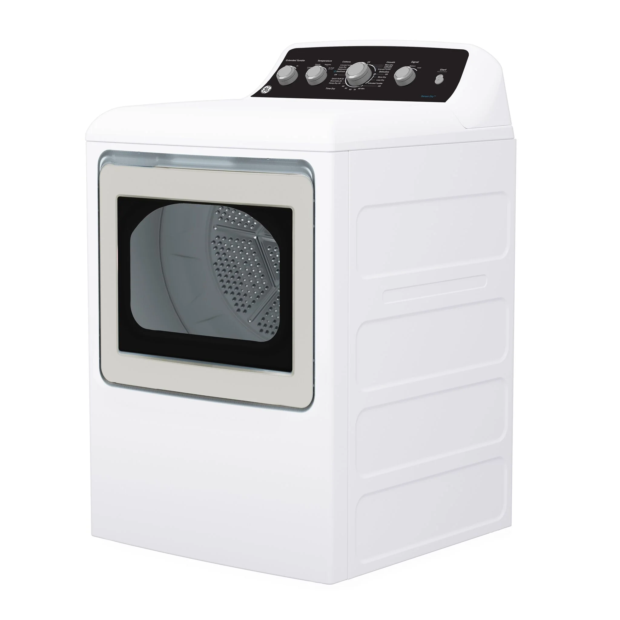 GE White Electric Dryer with SaniFresh Cycle (7.2 cu.ft.) - GTD49EBMRWS - Image 5