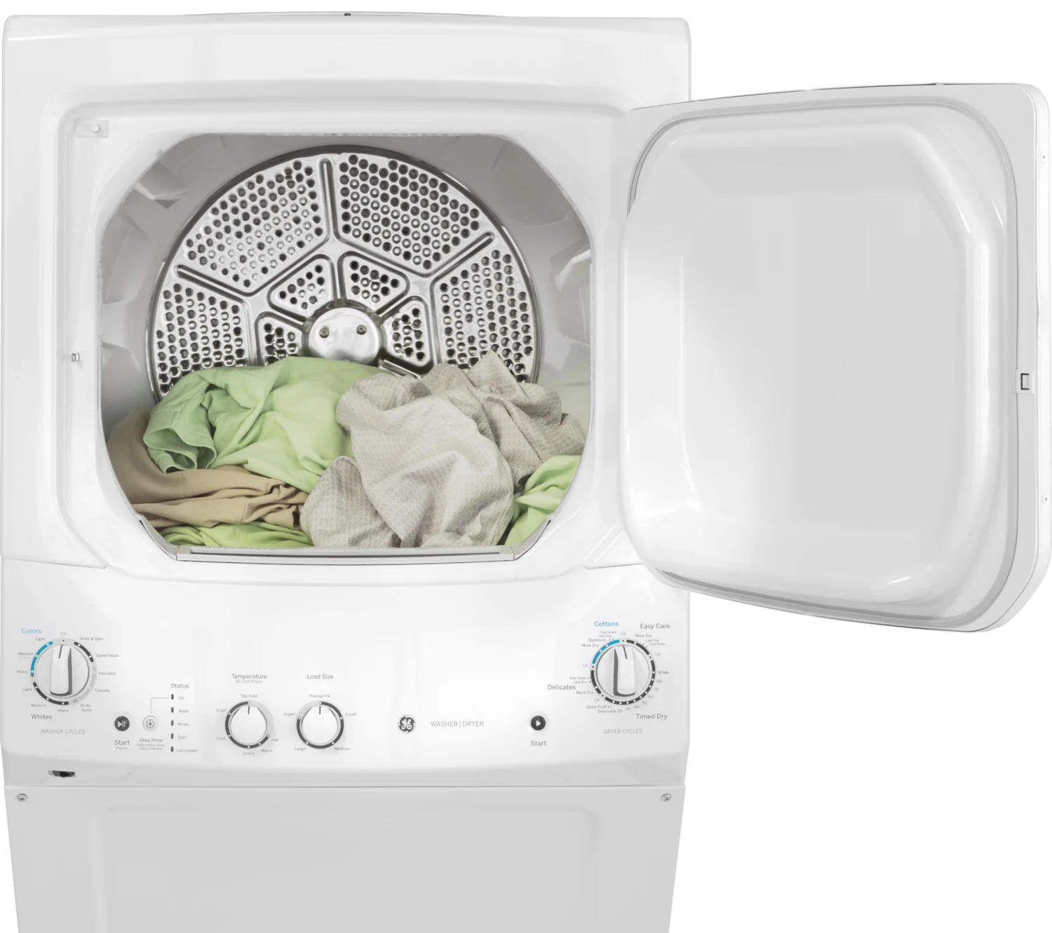 GE White Electric Laundry Centre - GUD24ESMMWW - Image 5