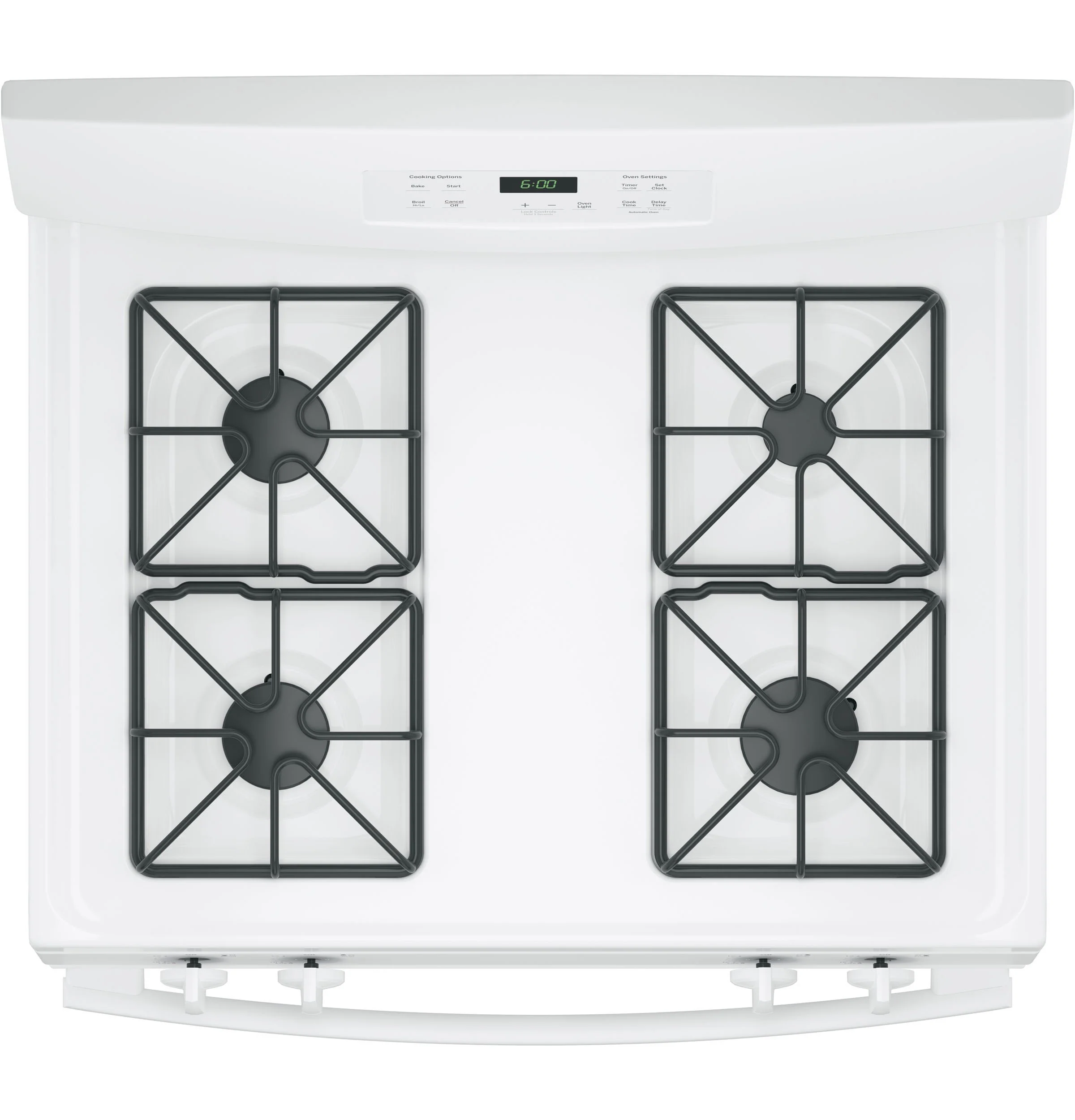 GE White Freestanding Gas Range (5.0 Cu. Ft.) - JCGBS60DEKWW - Image 3