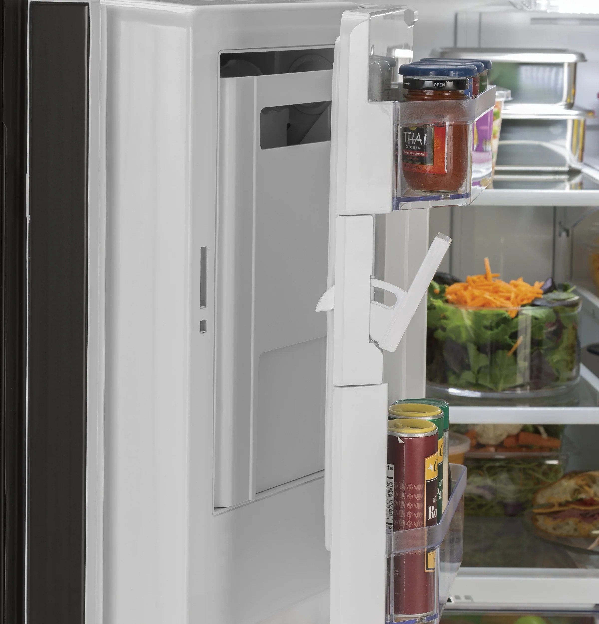 GE 36" 27 Cu. Ft. White French Door Refrigerator - GNE27JGMWW - Image 2