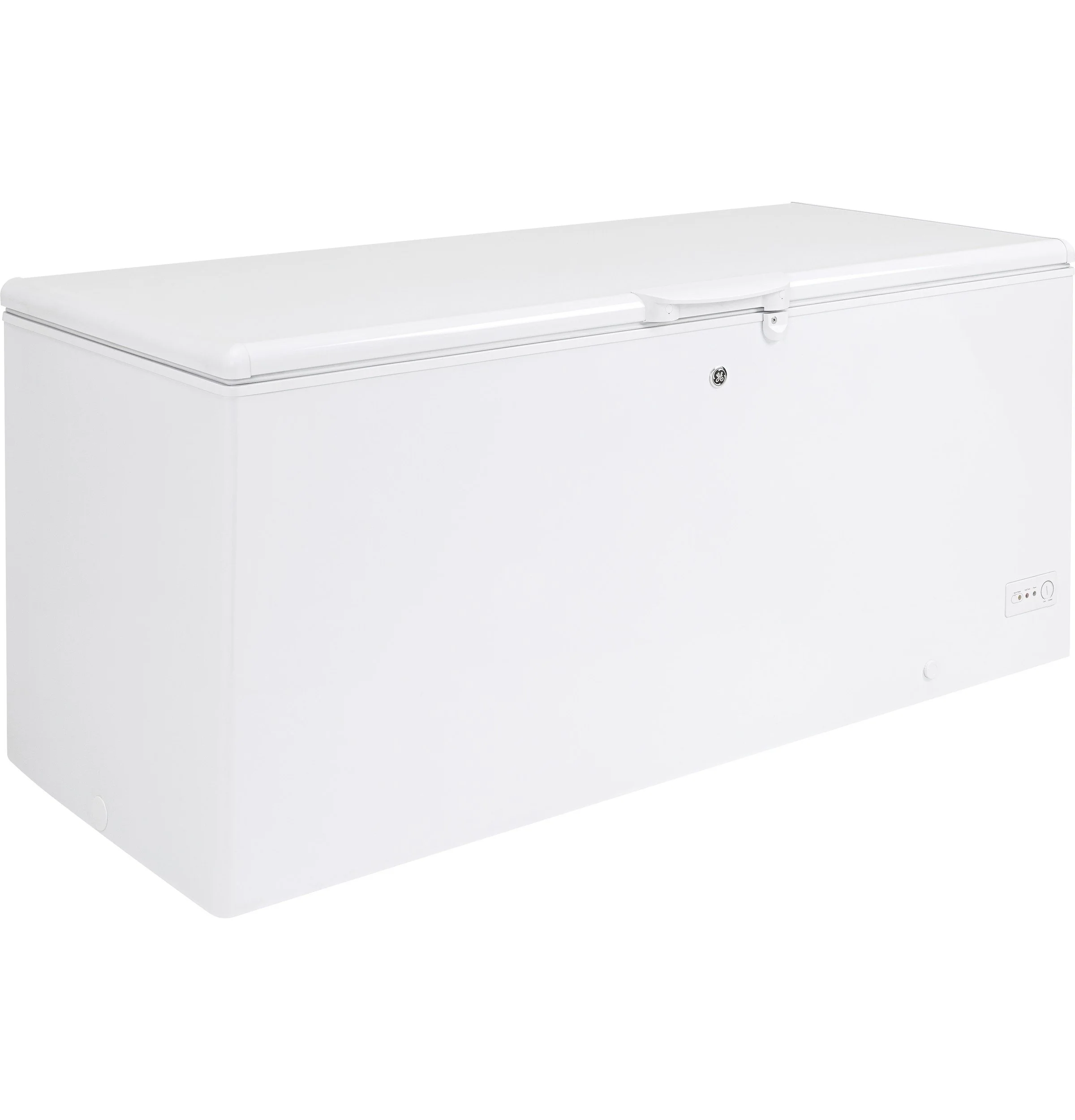 GE White Manual Defrost Chest Freezer (21.7 Cu. Ft.) - FCM22DLWW - Image 2