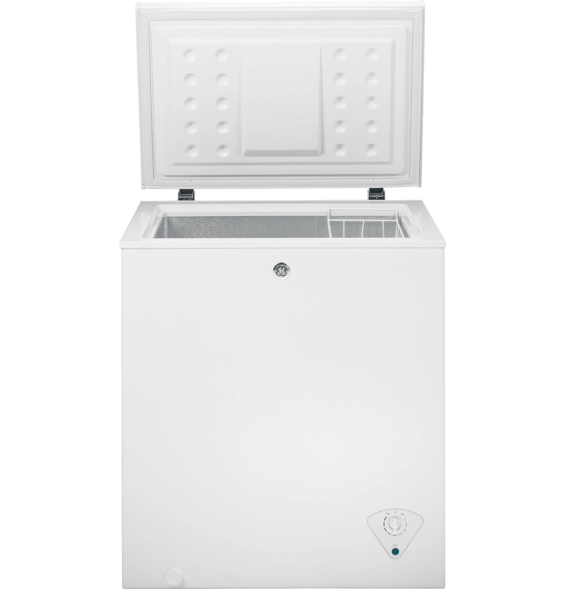 GE White Manual Defrost Chest Freezer (5.1 Cu.Ft.) - FCM5STWW - Image 2