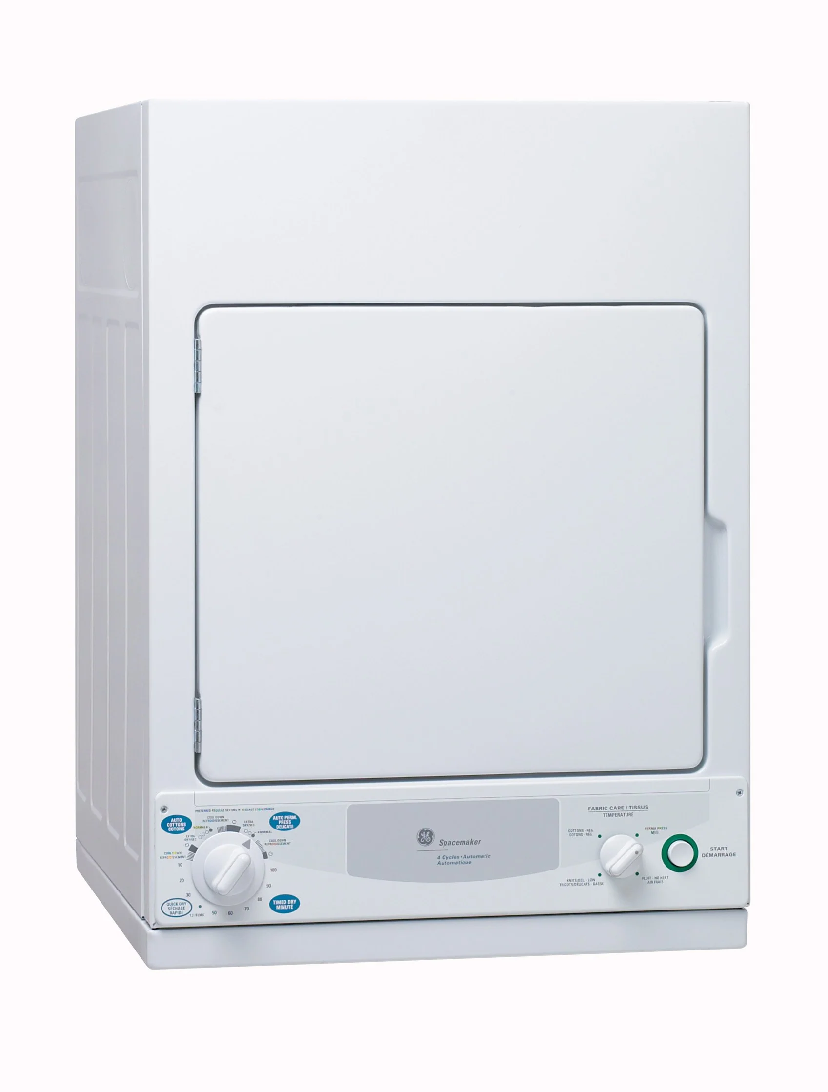 GE White Portable Washer (3.3 IEC Cu. Ft.) & Electric Dryer (3.6 Cu. Ft.) - GNW128PSMWW/PCKS443EBWW - Image 3