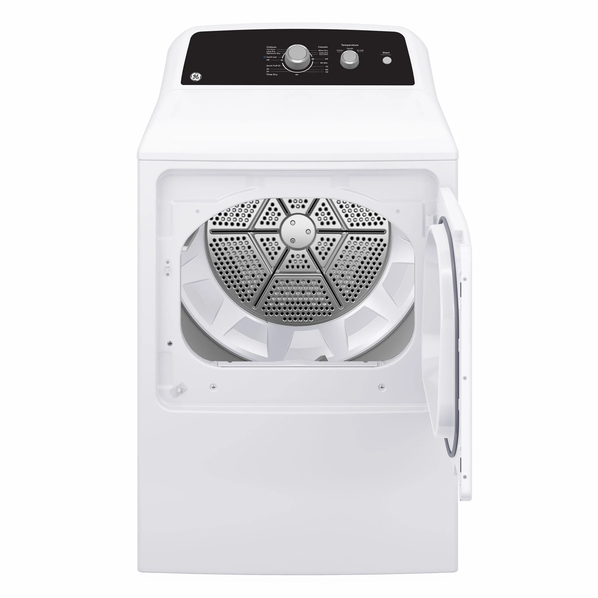 GE White Top Load Washer (4.4 Cu Ft.) & Electric Dryer with SaniFresh Cycle (6.2 cu.ft.) - GTW334BMRWS/GTX34EBMRWS - Image 5