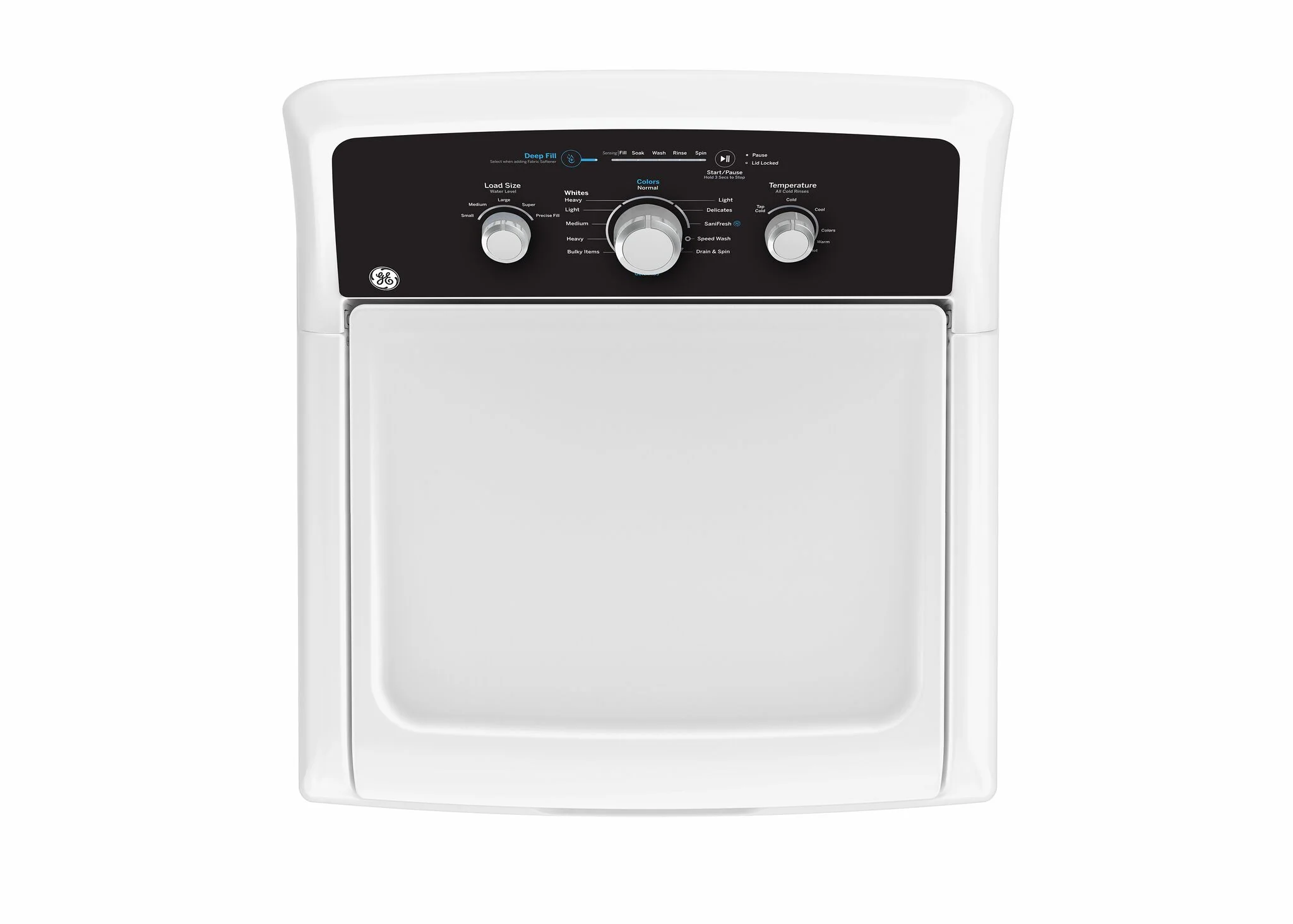 GE White Top Load Washer (4.4 Cu Ft.) & Electric Dryer with SaniFresh Cycle (6.2 cu.ft.) - GTW334BMRWS/GTX34EBMRWS - Image 7