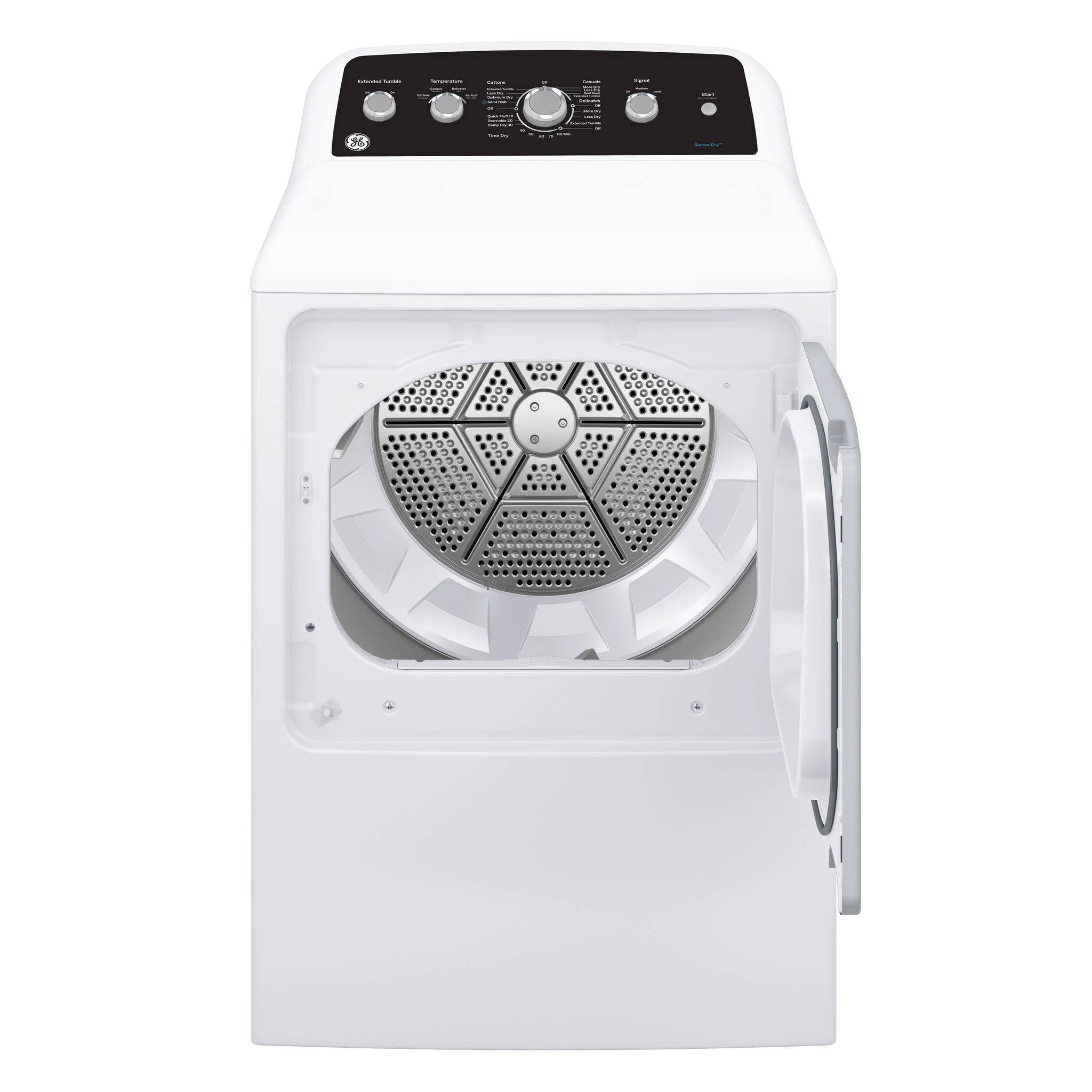 GE White Top Load Washer (4.9 Cu. Ft.) & Gas Dryer with SaniFresh Cycle (7.2 cu.ft.) - GTW491BMRWS/GTD49GBMRWS - Image 6