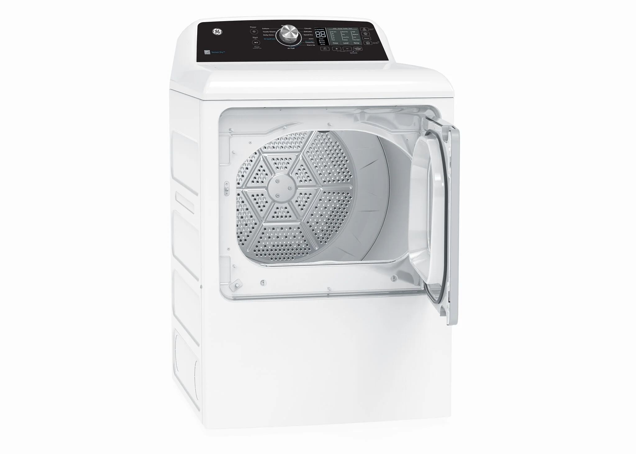 GE White Top Load Washer (5.3 Cu. Ft.) & Electric Dryer with SaniFresh (7.4 cu.ft.) - GTW681BMRWS/GTD68EBMRWS - Image 5