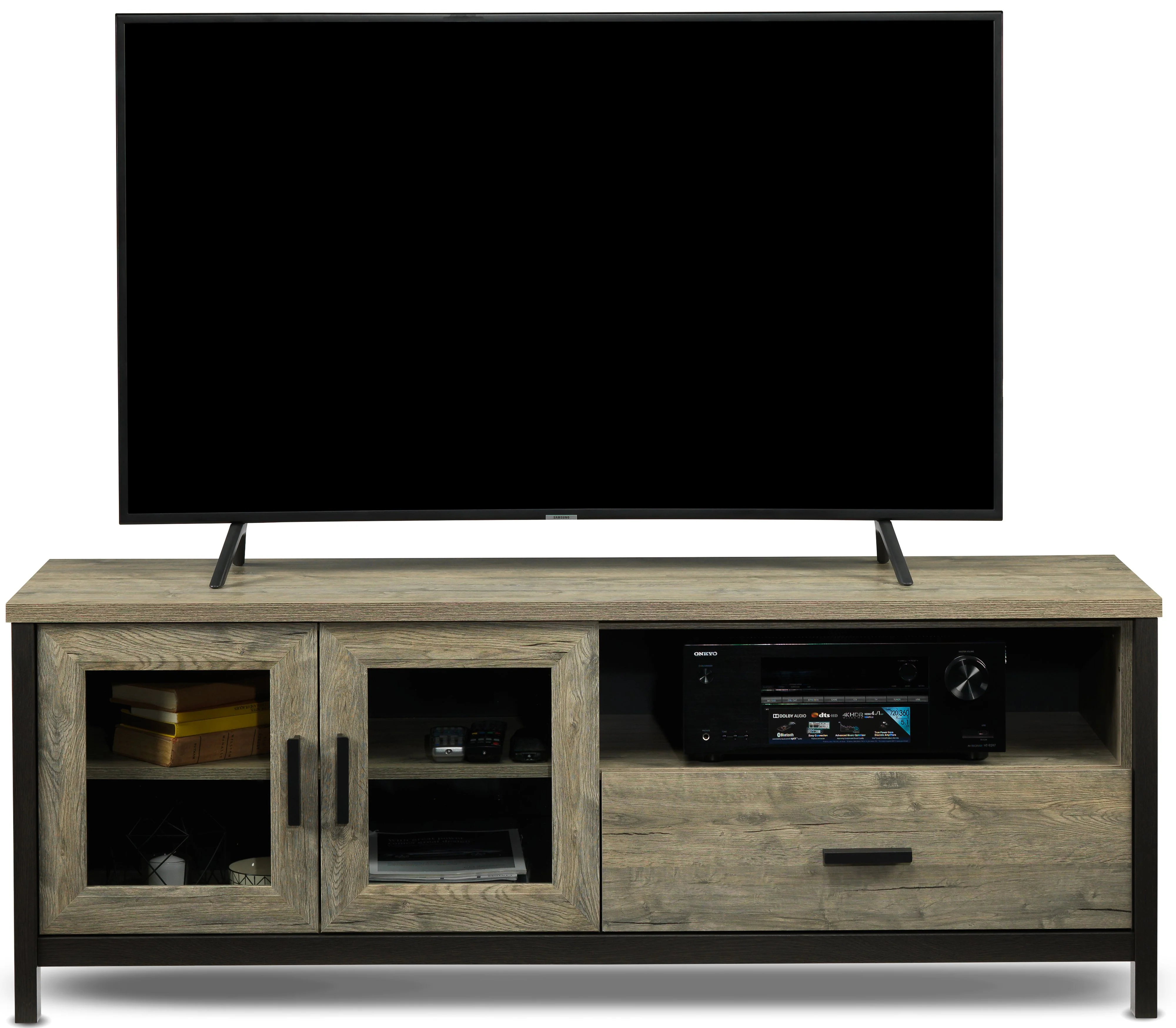 Gibson TV Stand - Driftwood - Image 4