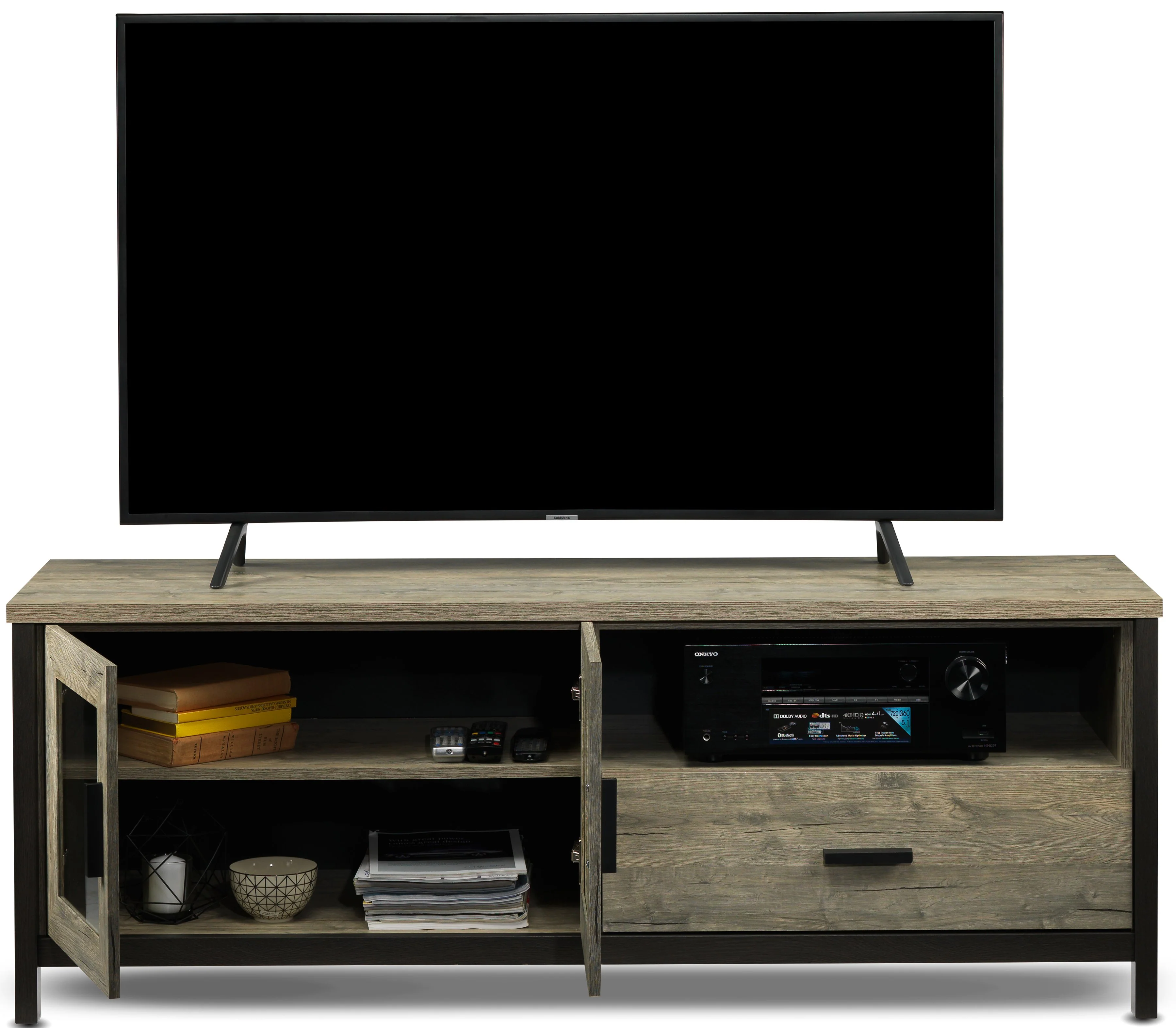 Gibson TV Stand - Driftwood - Image 8