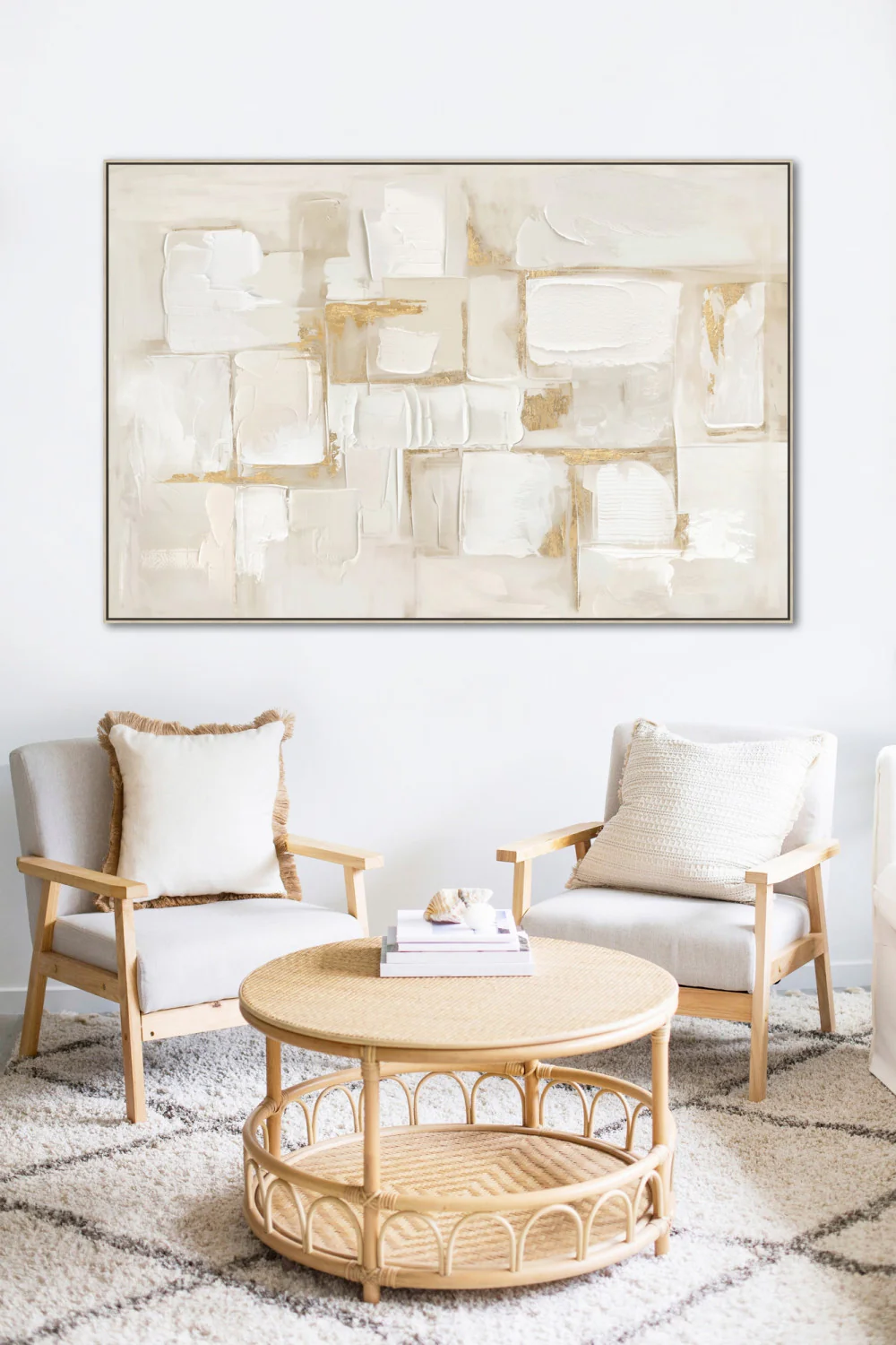 Gilded Silence Wall Art - Beige - 32 X 48 - Image 2