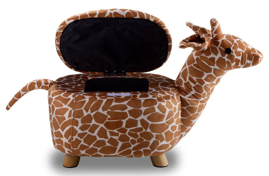 Giraffe Storage Ottoman - Brown - Image 5