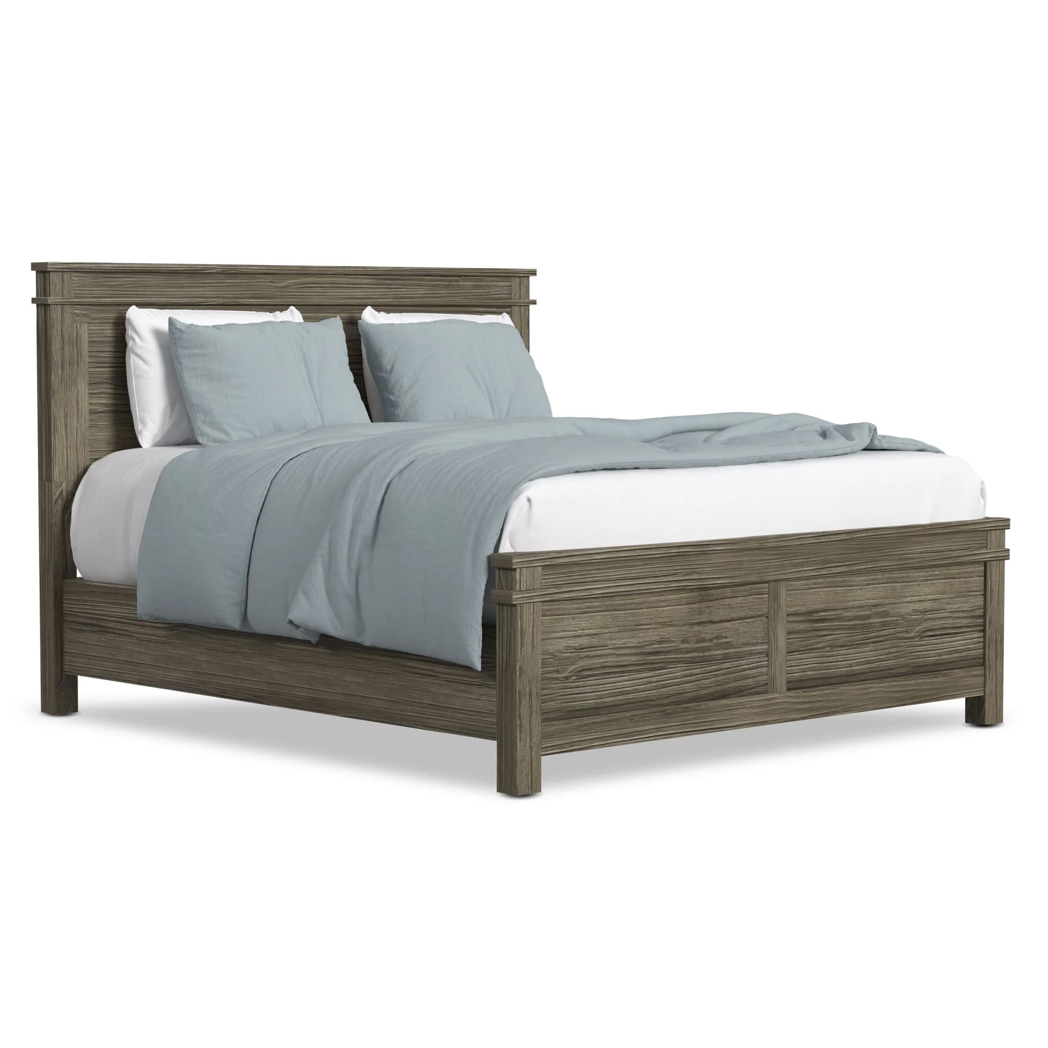 Glacier Point 6 - Piece Queen Panel Bedroom Package - Greystone - Image 2