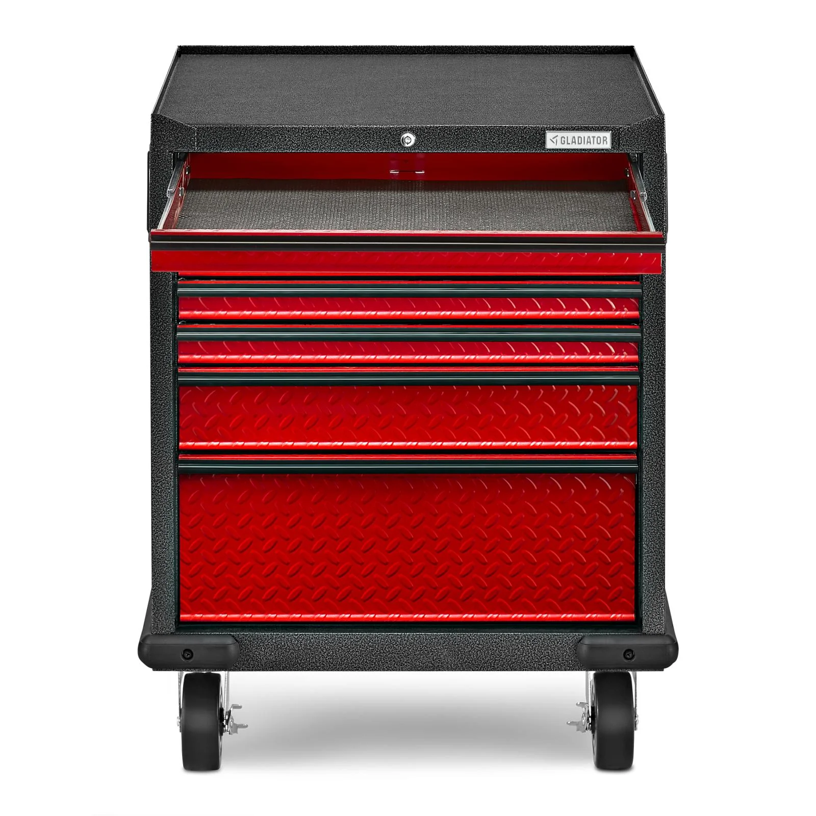 Gladiator Red Tread Premier Pre-Assembled 7 Drawer Modular Tool Storage Cabinet - GAGD277DKR - Image 3