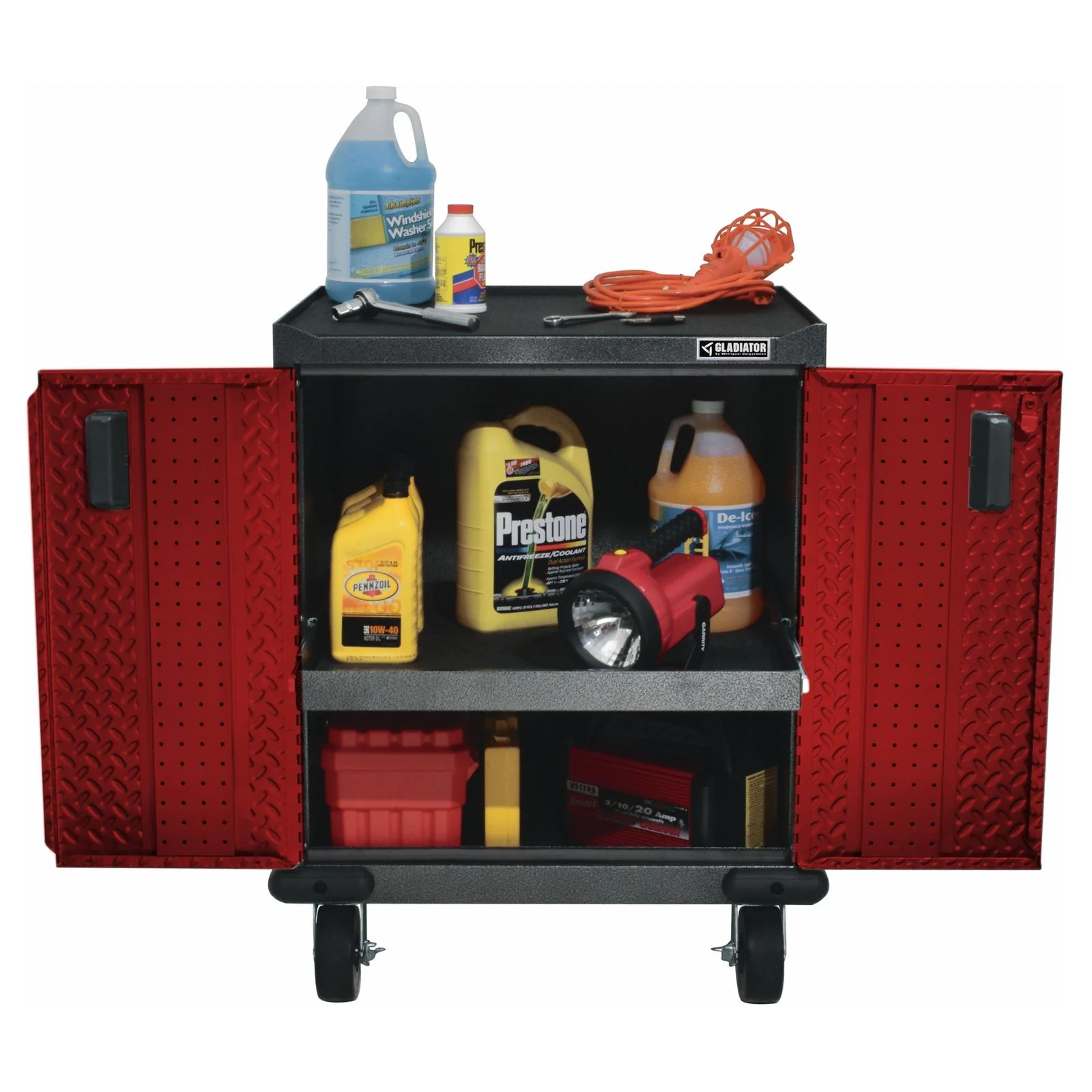 Gladiator Red Tread Premier Pre-Assembled Tall GearBox - GATB302DDR - Image 3