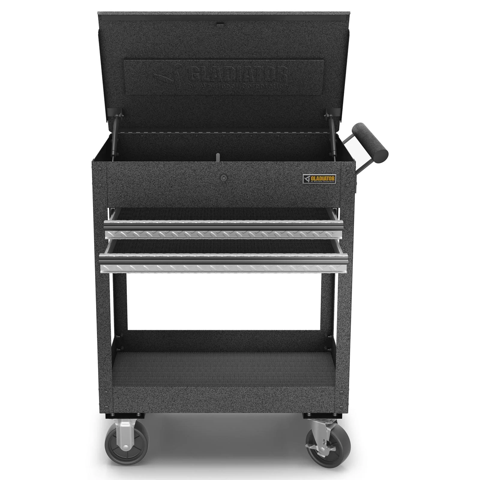 Gladiator Silver Tread 2-Drawer Utility Cart - GAMT28KDFG - Image 3
