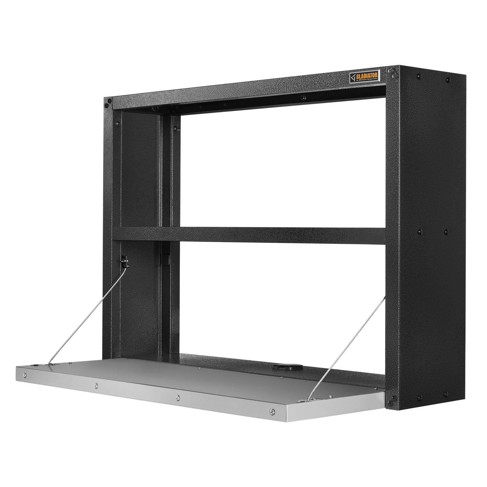 Gladiator Silver Tread Ready-to-Assemble Foldaway Work Station - GAFS42KDJG - Image 2