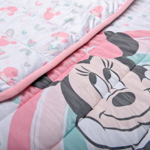 Going Dotty Disney Minie Mouse Quilted Blanket - Image 3