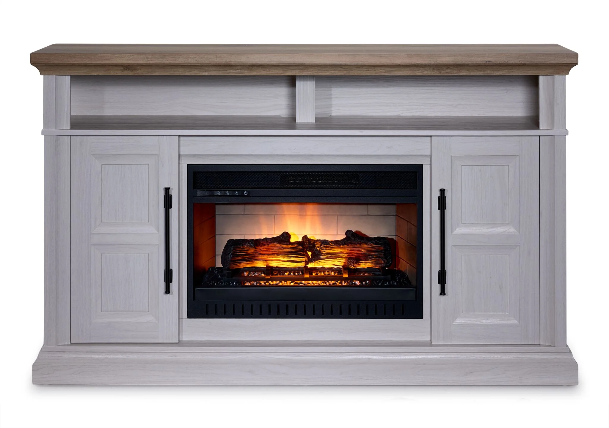 Granger 60" Fireplace TV Stand - Antique White - Image 3
