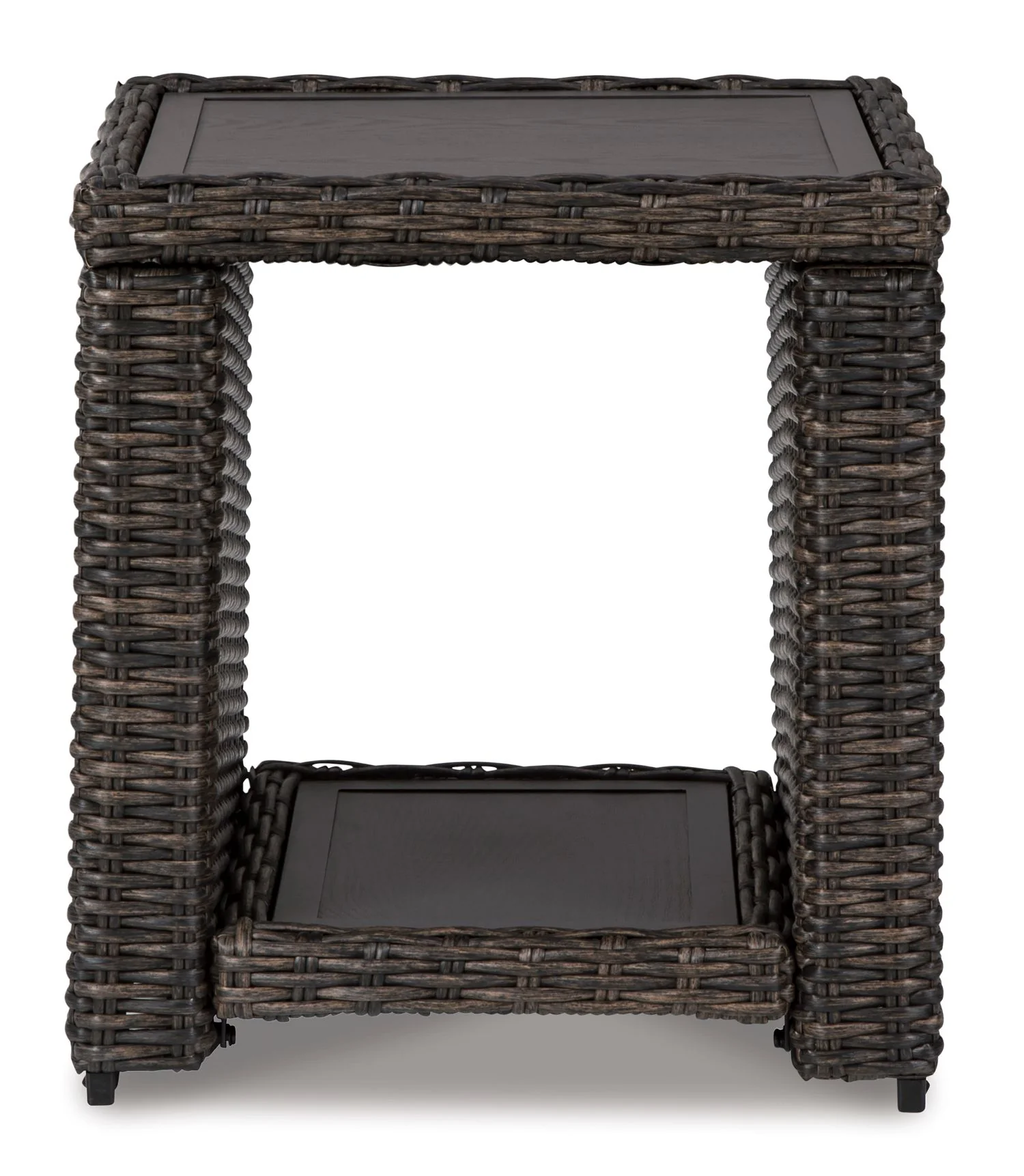 Grasson Lane - Outdoor End Table - Brown - Image 3