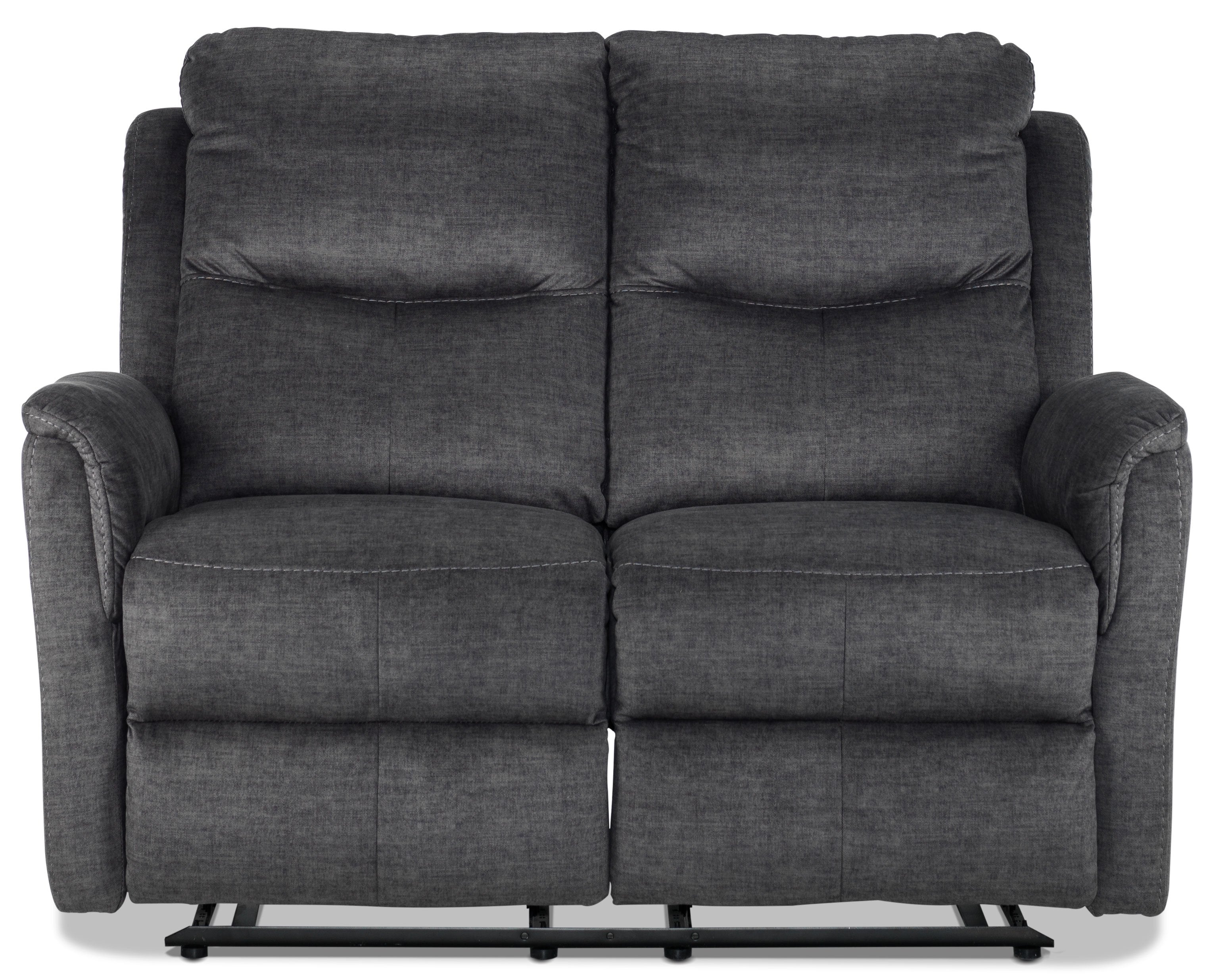 Grayson Reclining Loveseat - Charcoal - Image 3