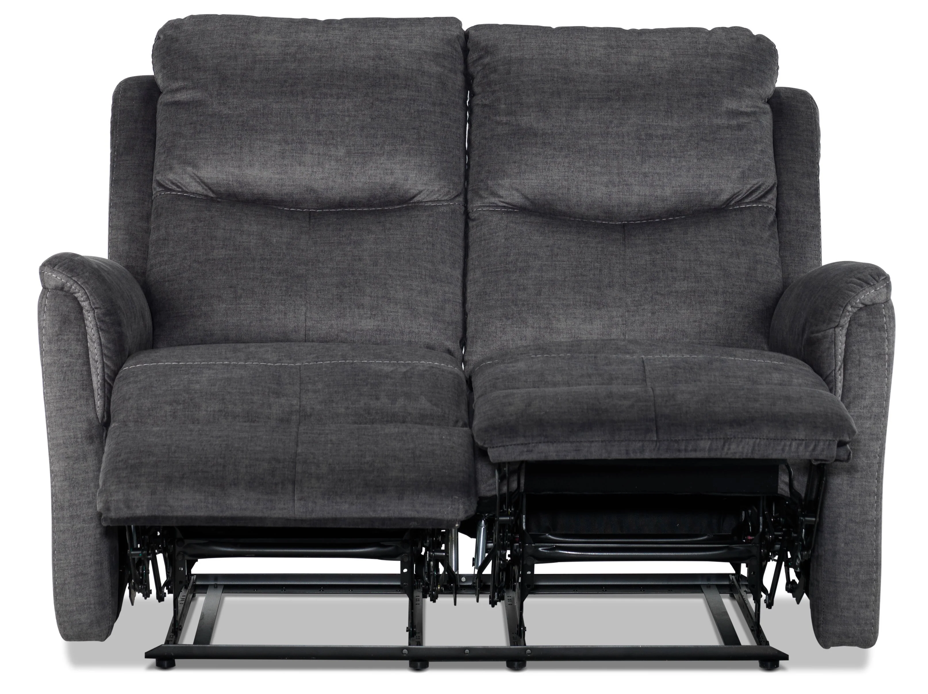 Grayson Reclining Loveseat - Charcoal - Image 4