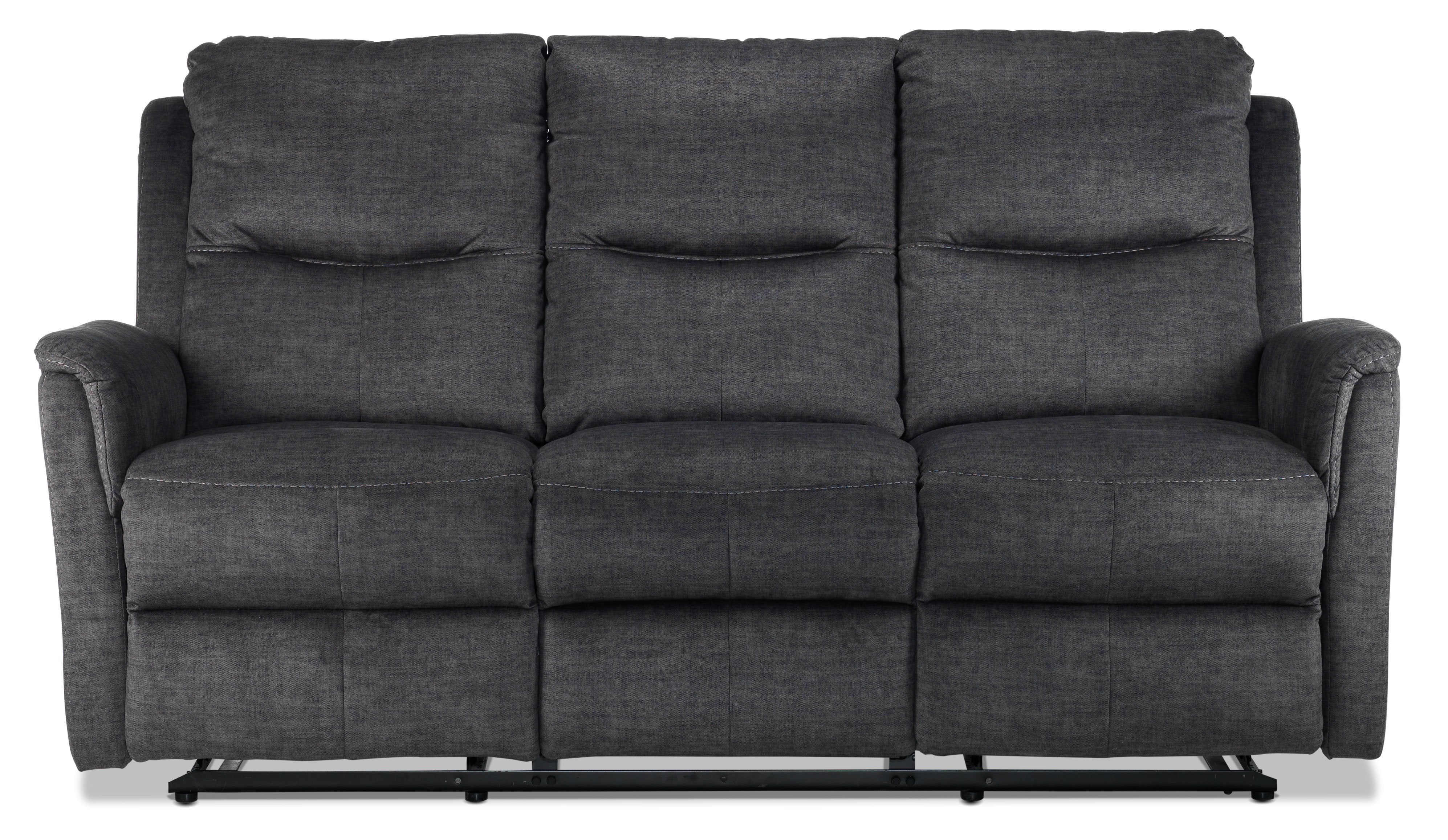 Grayson Reclining Sofa - Charcoal - Image 3