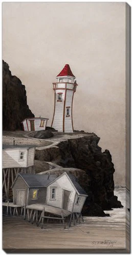 Guiding Light Wall Art - Natural - 10 X 20