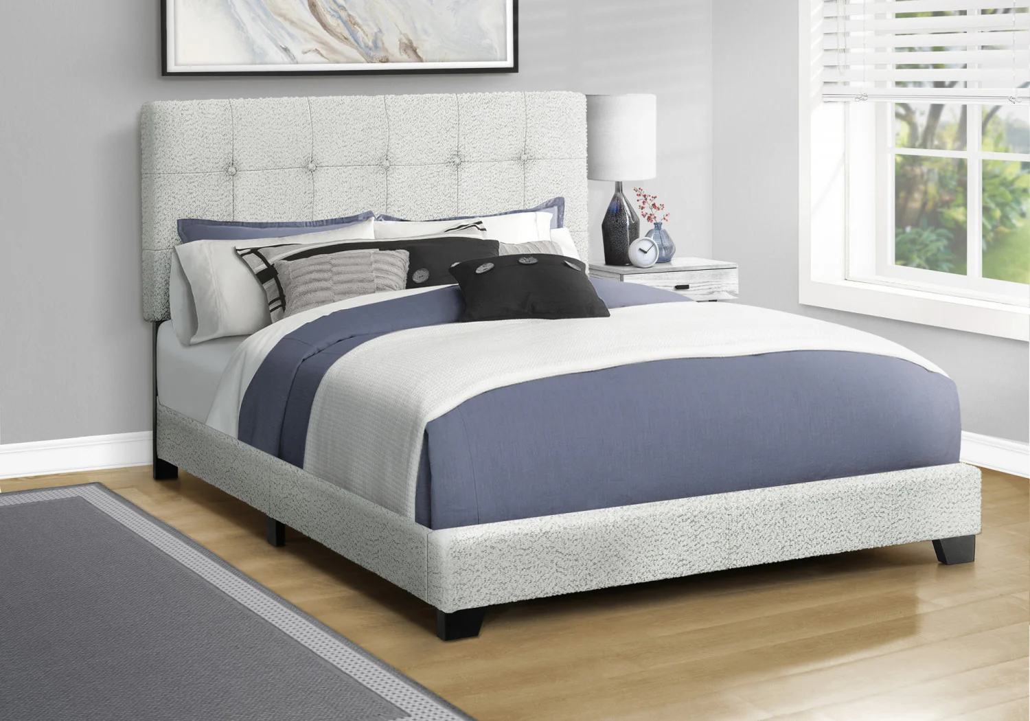 Gwendolyn Queen Bed - Grey - Image 2