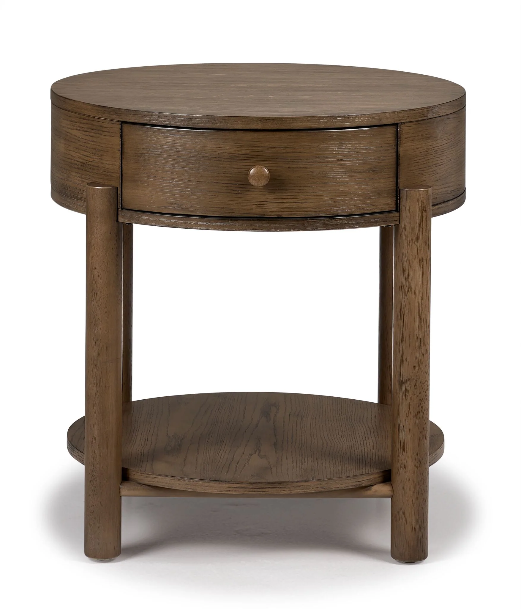 Hadleigh 24" End Table - Honey Brown Finish - Image 2
