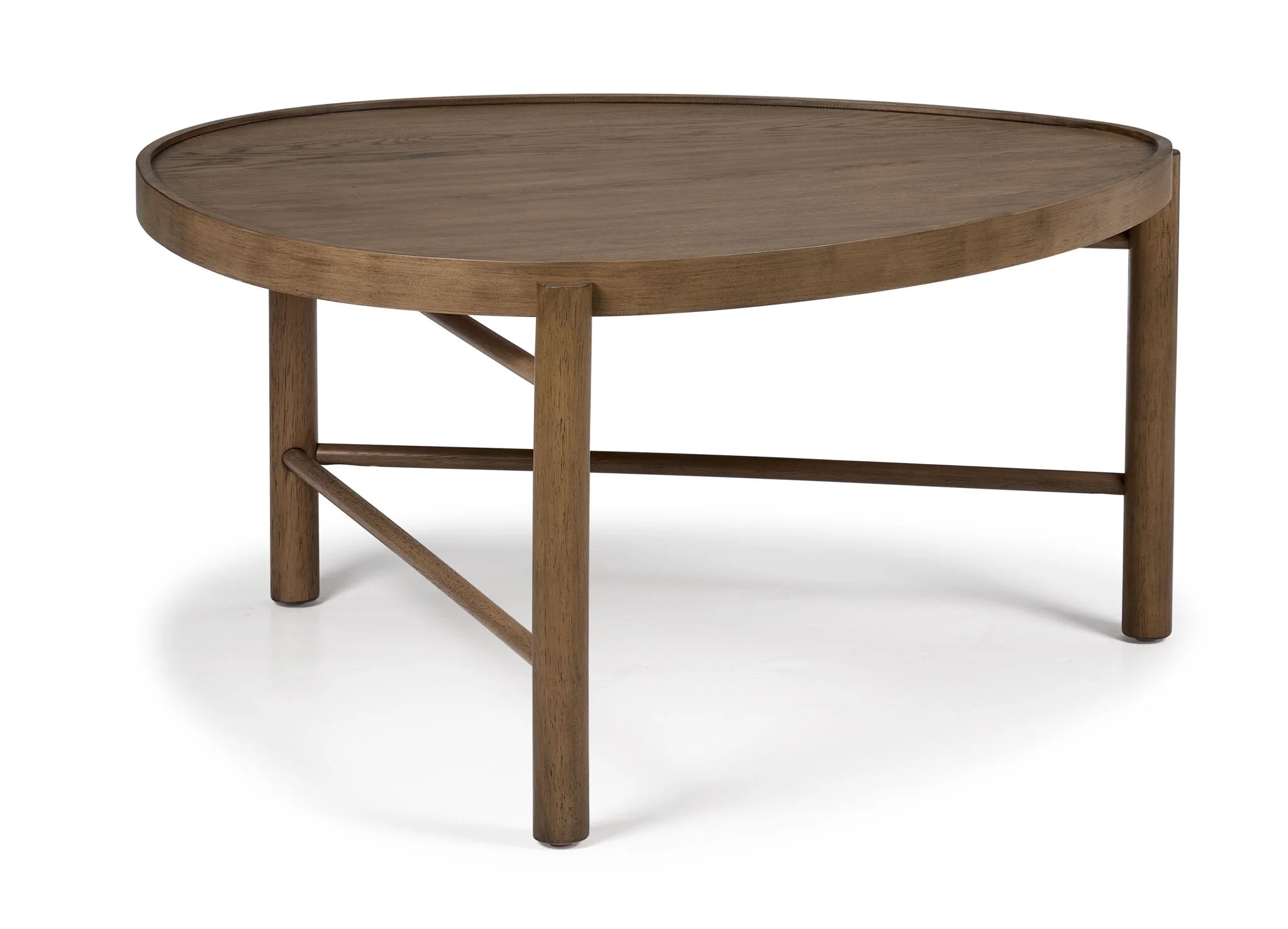 Hadleigh 37" Nesting Coffee -Table Honey Brown Finish - Image 2