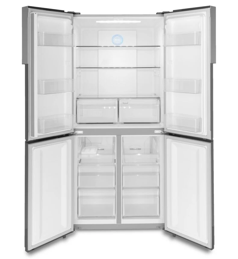 Haier 33 " 16.4 Cu. Ft. Fingerprint Resistant Stainless Steel Counter-Depth 4-Door French Door Refrigerator - QHE16HYPFS - Image 2