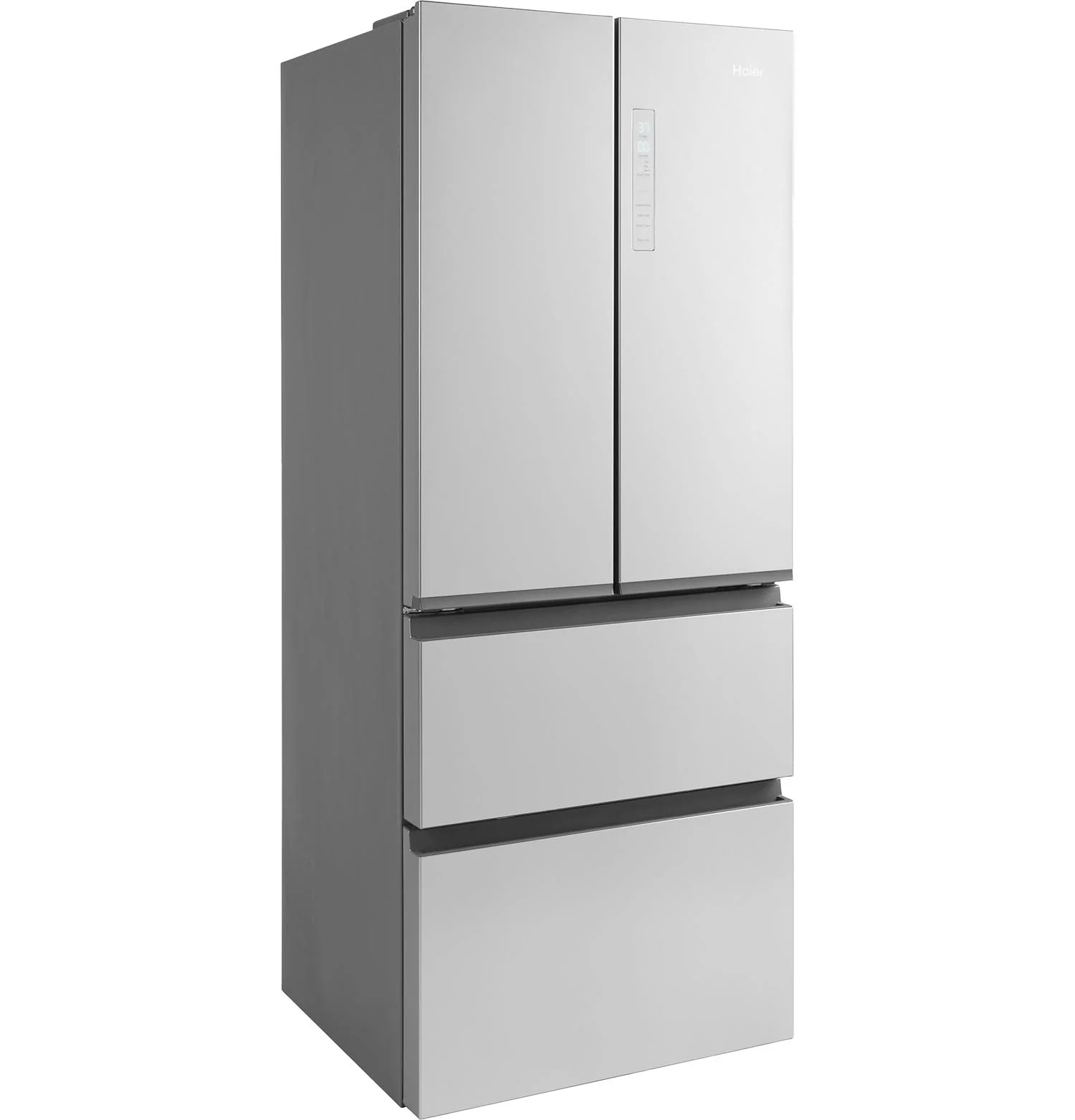 Haier 27.75" 14.5 Cu. Ft. Fingerprint Resistant Stainless Steel 4-Door French Door Refrigerator - QJS15HYRFS - Image 2