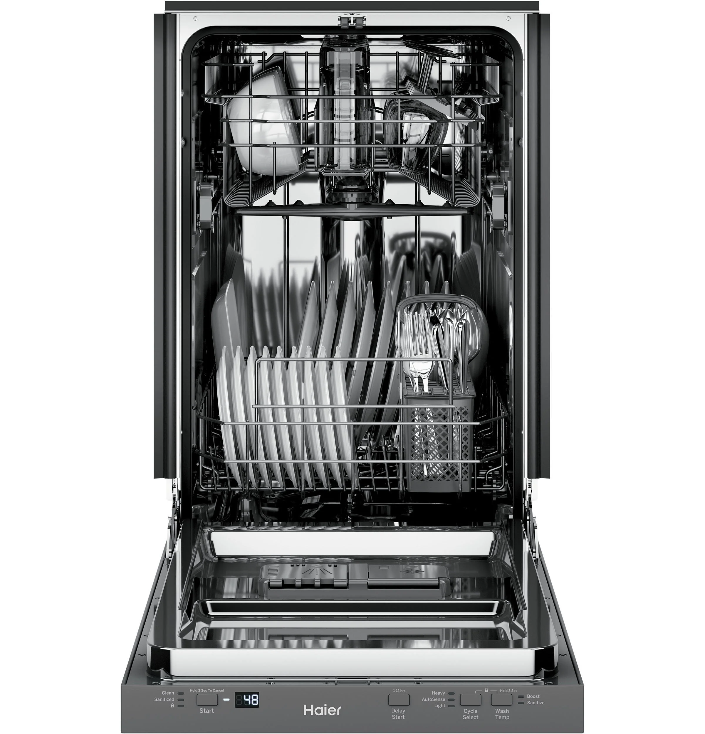 Haier Stainless Steel 18" Dishwasher- QDT125SSLSS - Image 4