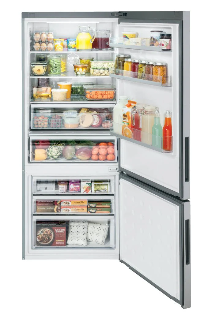 Haier 27.75" 15 Cu. Ft. Stainless Steel Bottom-Freezer Refrigerator - HRB15N3BGS - Image 4