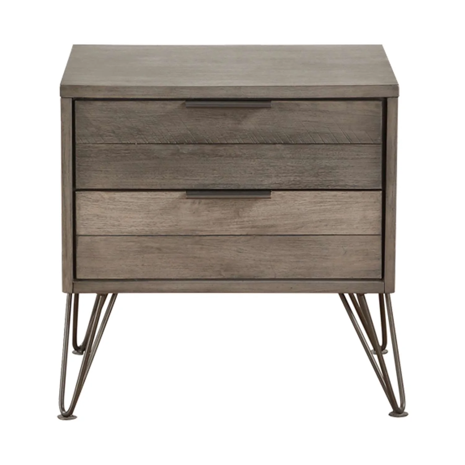 Haley Night Table - Grey - Image 2